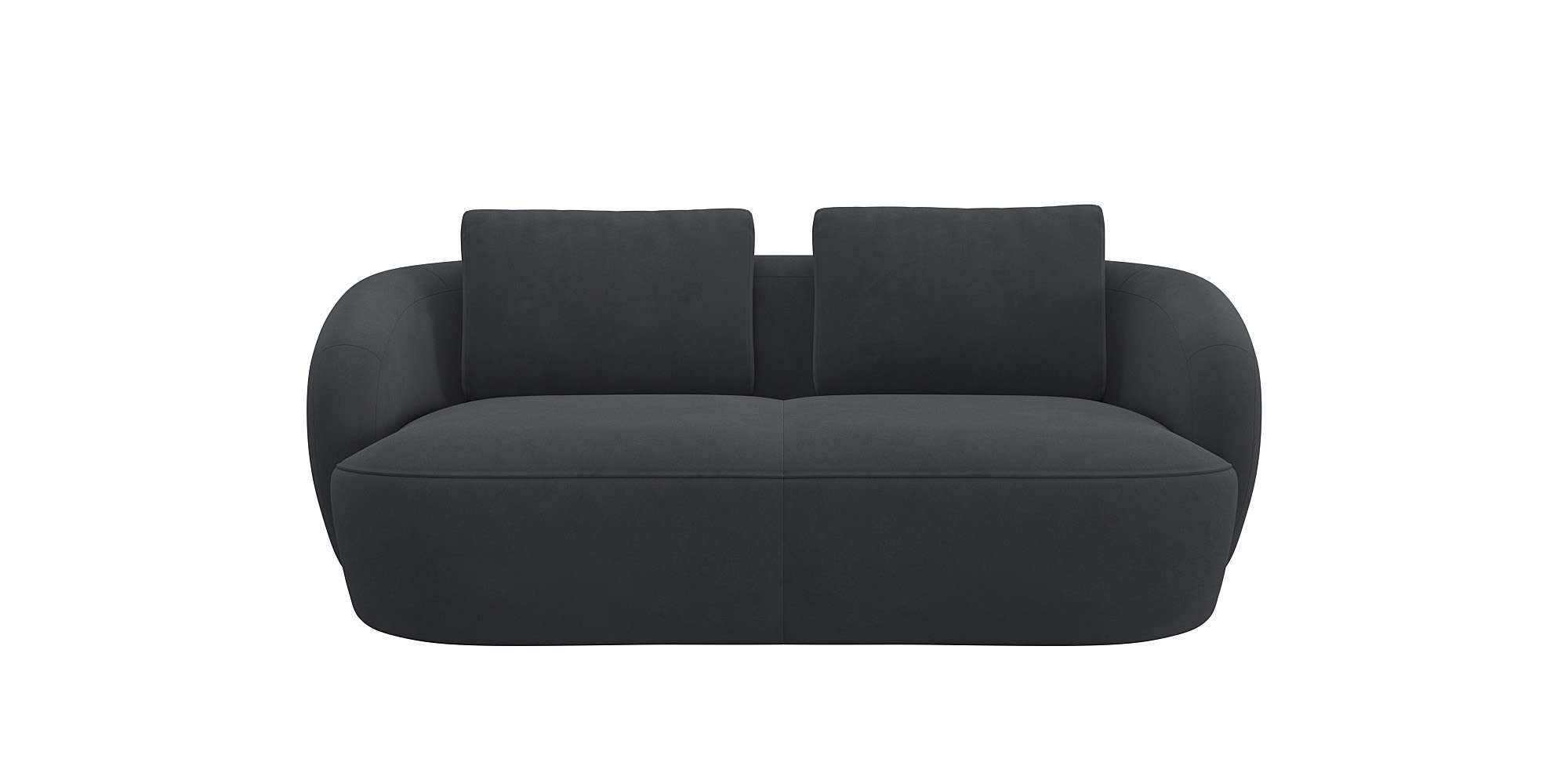 FLEXLUX 2,5-Sitzer »Torino, rund, Couch, Loveseat,«, Modernes, organisches günstig online kaufen