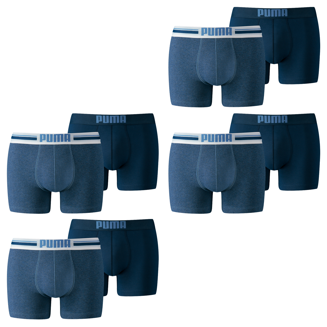 Puma Herren Boxershort PLACED LOGO BOXER 4er 6er 8er Multipack S M L XL günstig online kaufen