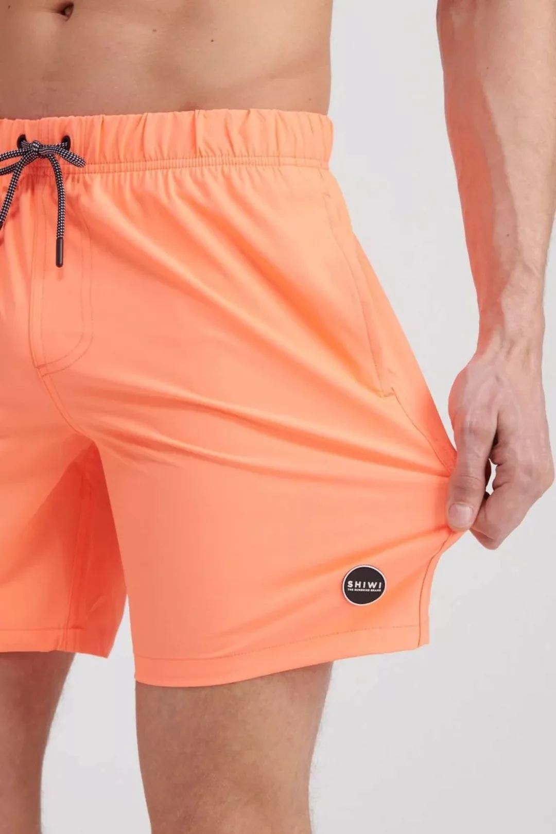 Shiwi Badeshorts Mike Neon Orange - Größe S günstig online kaufen