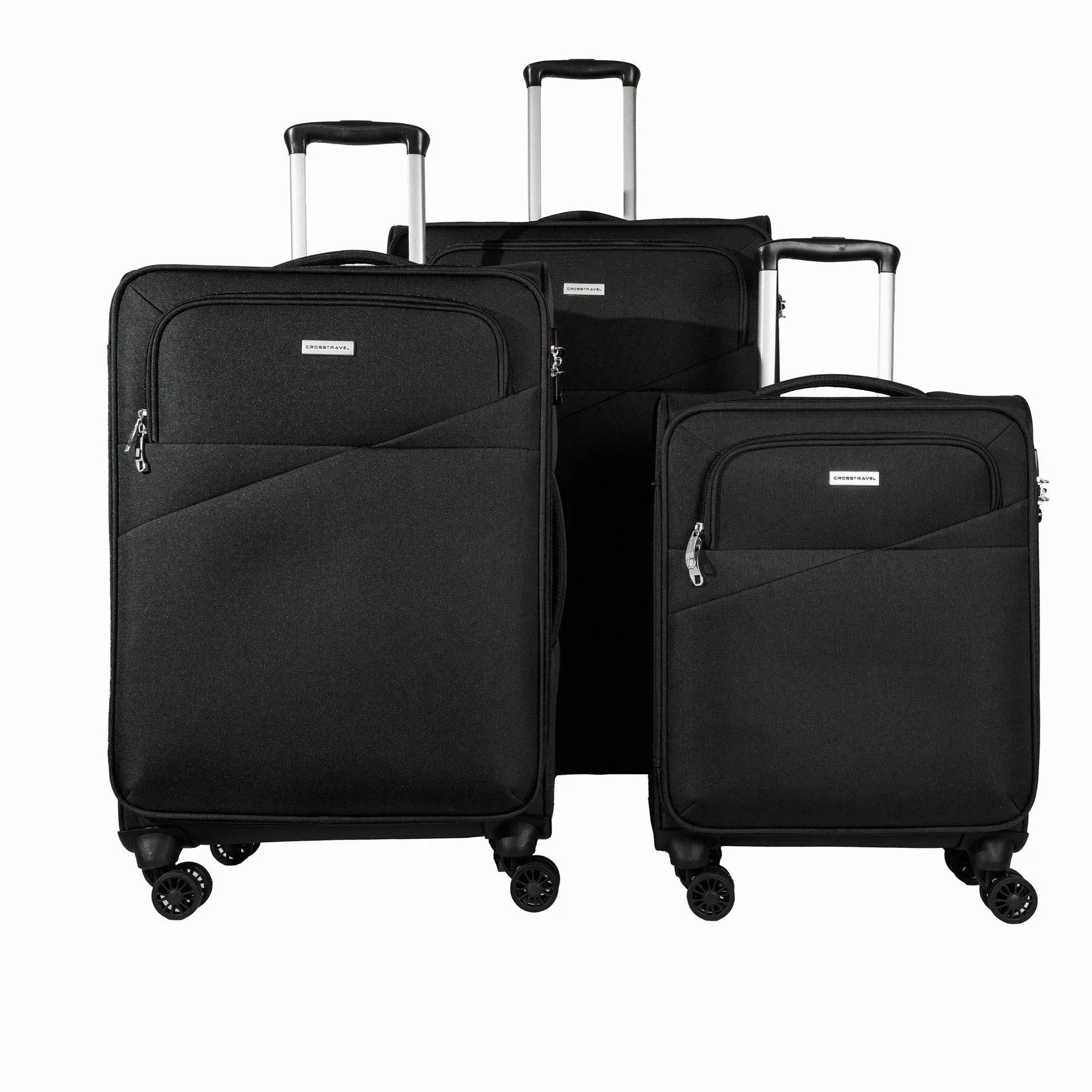 Crosstravel Kofferset Madison, 4 Rollen, (3 günstig online kaufen