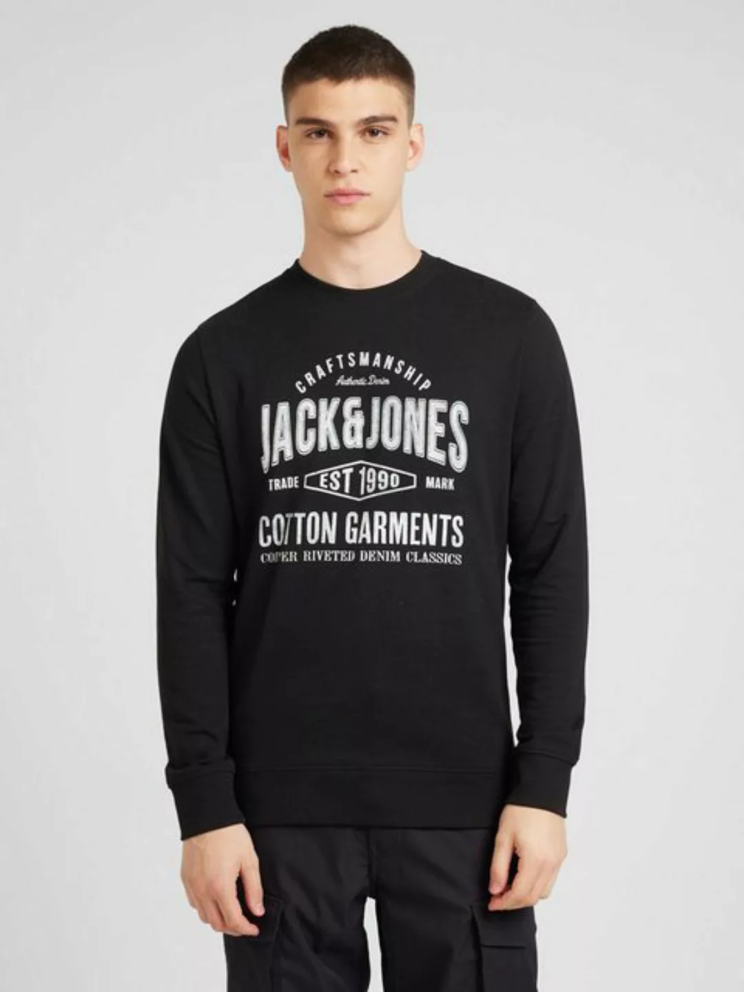 Jack & Jones Sweatshirt JJJEANS SWEAT O-NECK günstig online kaufen