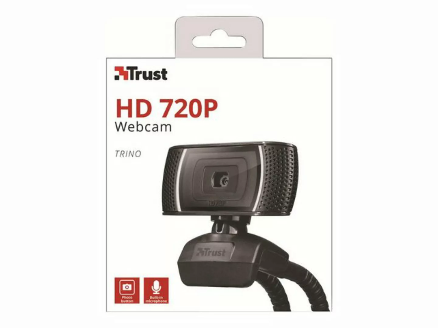 Trust TRUST Trino HD Video Webcam - Web-Kamera - Farbe - 1280 x 720 Webcam günstig online kaufen