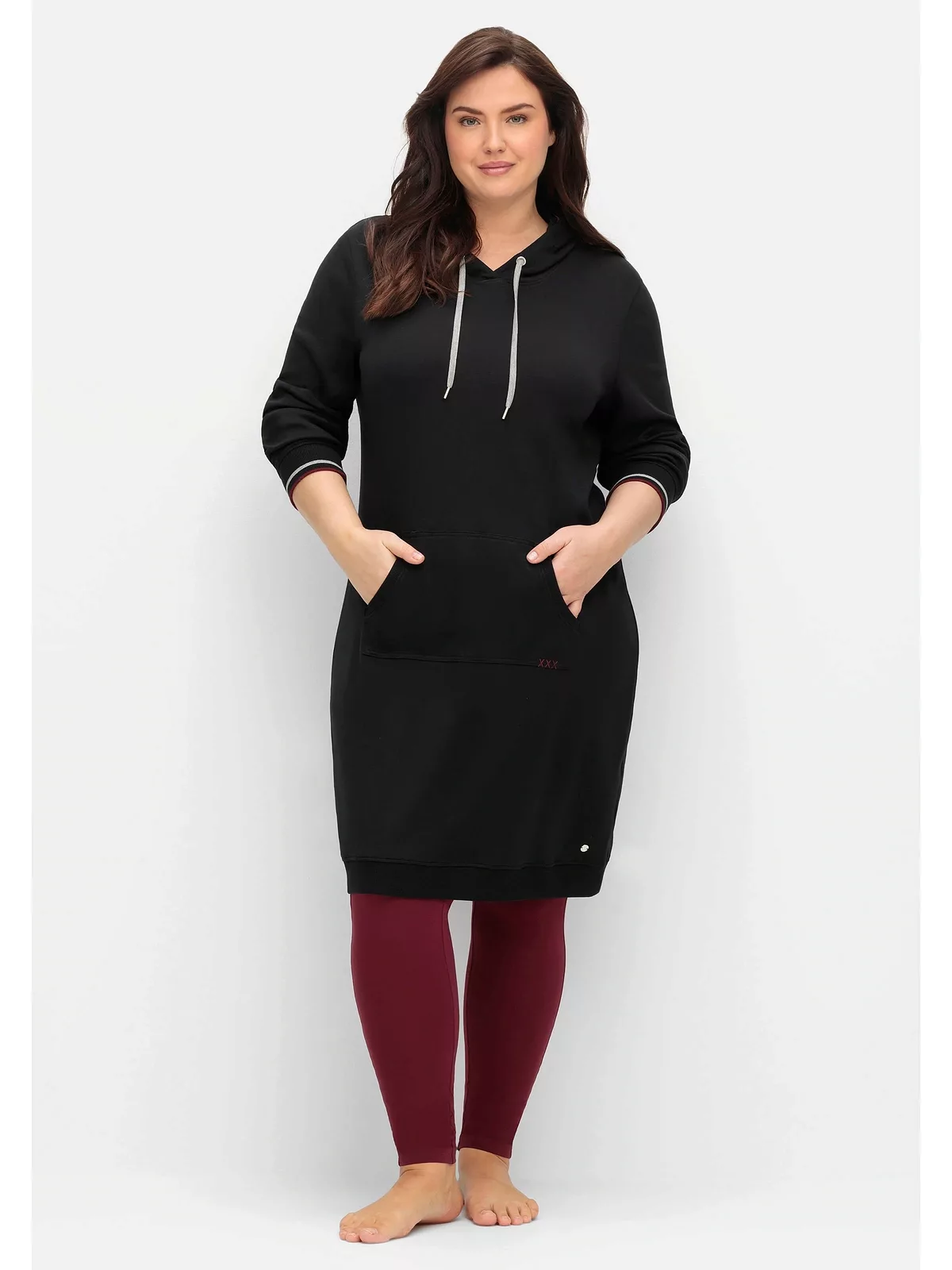 Sheego Sweatkleid "Große Größen", aus weicher Interlockqualität günstig online kaufen