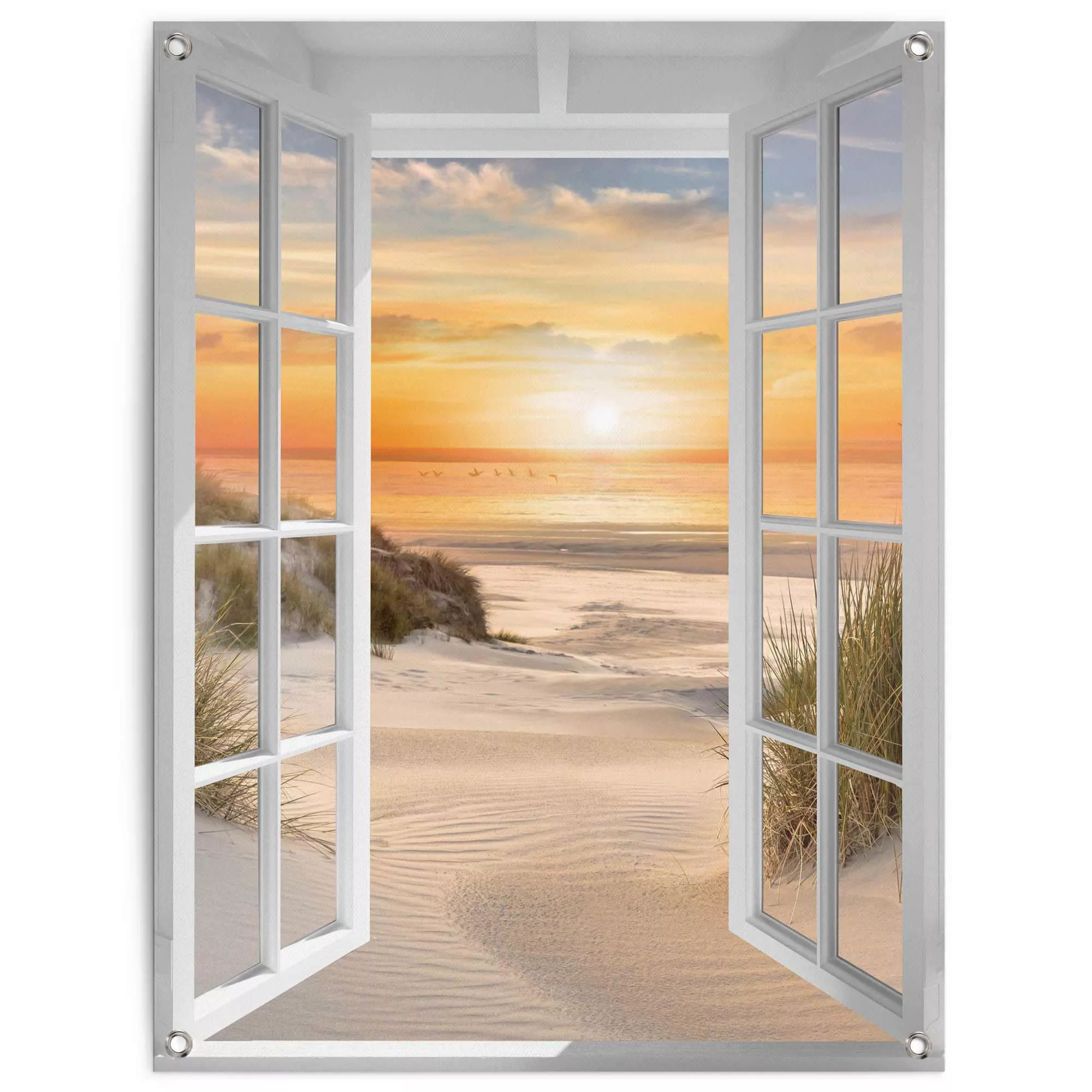 Reinders Poster "Sonnenuntergang am Strand", Outdoor für Garten oder Balkon günstig online kaufen