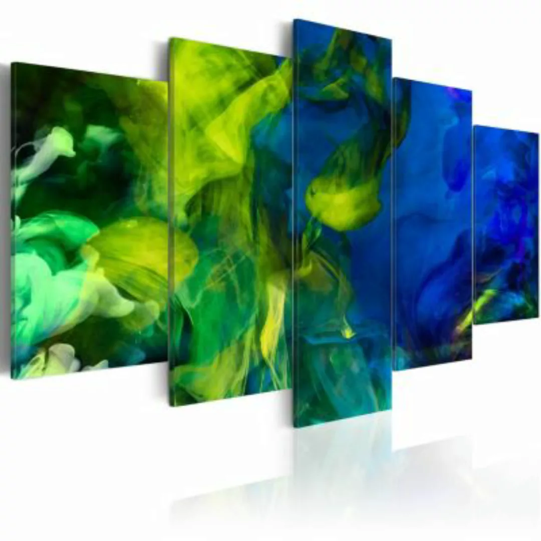 artgeist Wandbild Dance of Green Flames mehrfarbig Gr. 200 x 100 günstig online kaufen