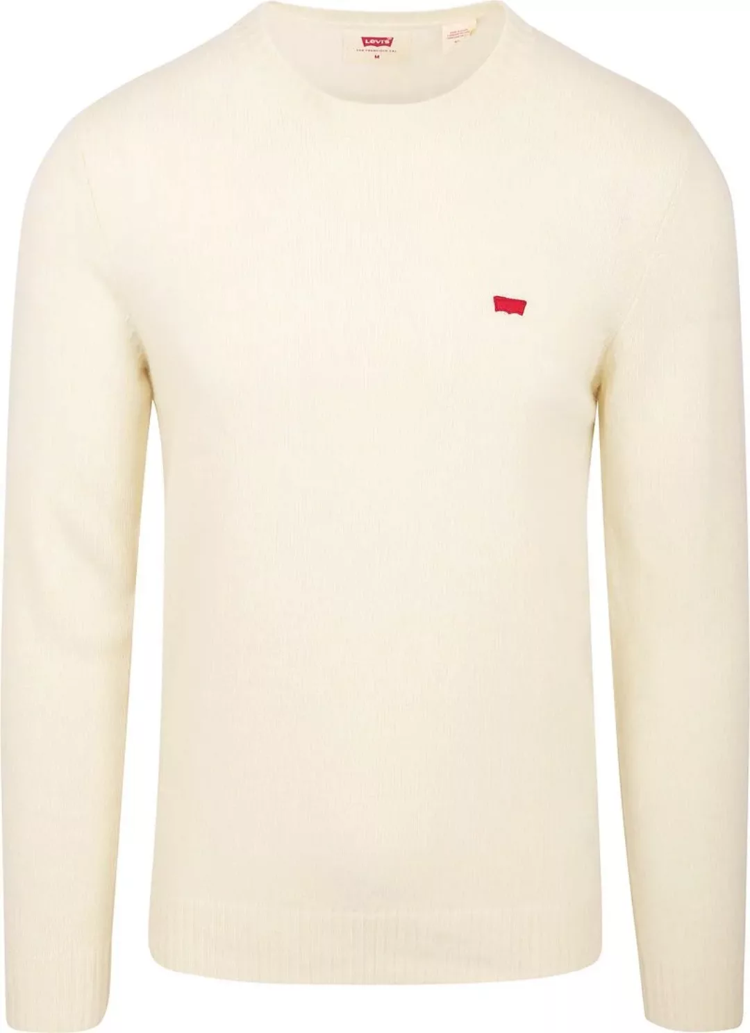 Levi's Original Pullover Wool Off White - Größe M günstig online kaufen