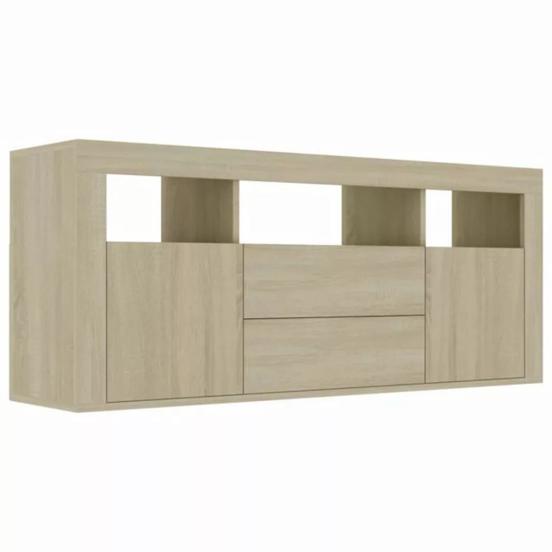 furnicato TV-Schrank Sonoma-Eiche 120x30x50 cm Holzwerkstoff (1-St) günstig online kaufen