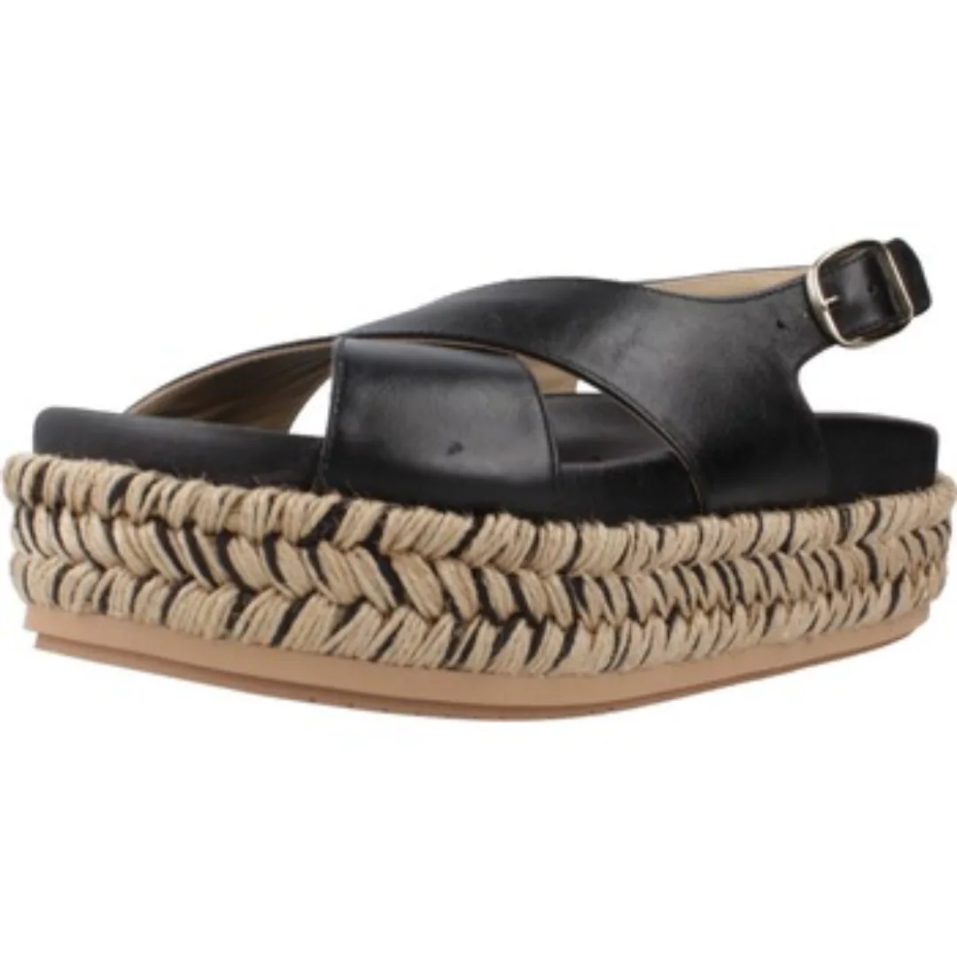 PALOMA BARCELÓ  Sandalen Paloma Barcelò Francia Sandale aus schwarzem Leder günstig online kaufen