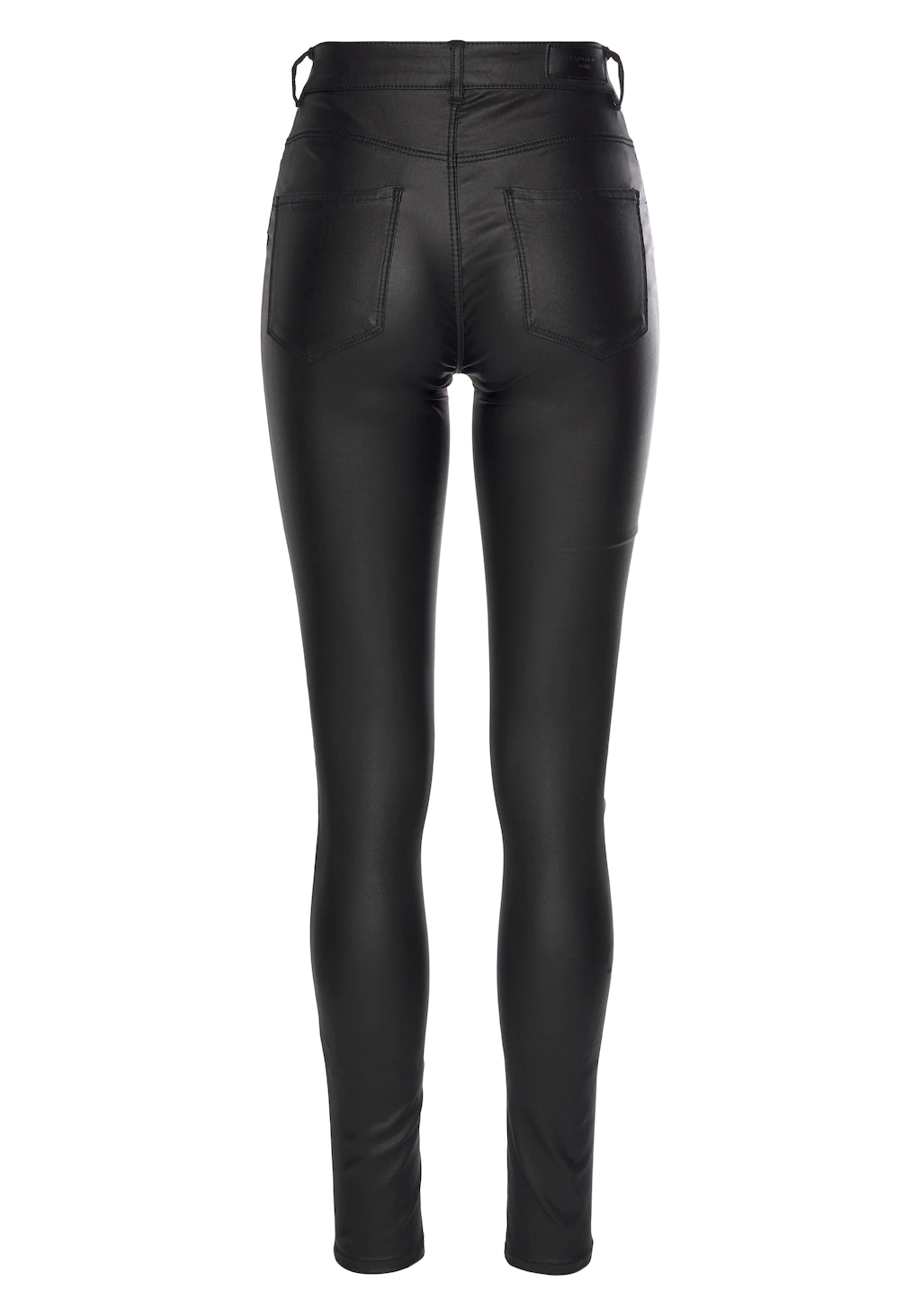 Vero Moda Sieben Normale Taille Smooth Coated Hose 2XL Black günstig online kaufen