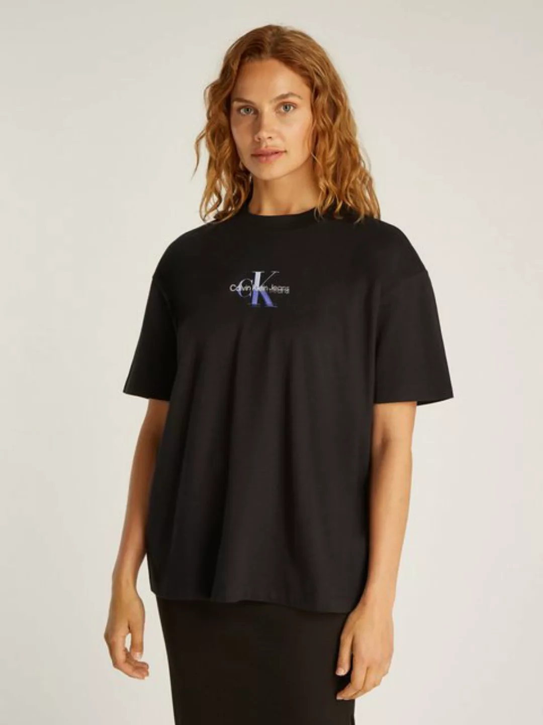 Calvin Klein Jeans T-Shirt "GRADIENT MONOLOGO BF TEE", mit Logo günstig online kaufen