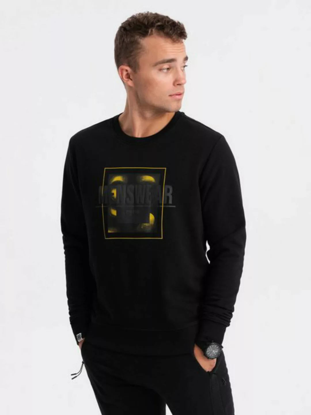 OMBRE Sweatshirt Bedrucktes Herren-Sweatshirt günstig online kaufen
