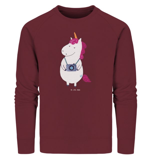 Mr. & Mrs. Panda Longpullover Größe M Einhorn Fotograf - Burgundy - Geschen günstig online kaufen