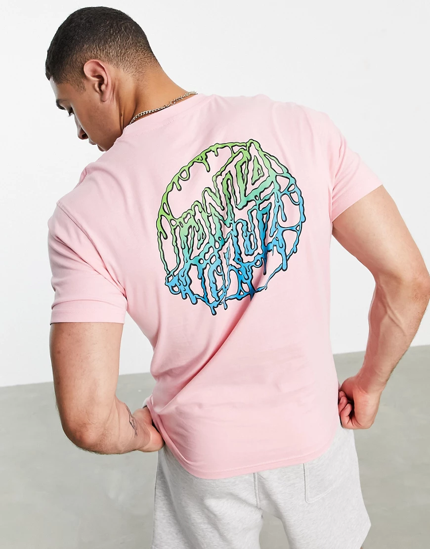 Santa Cruz – Toxic Dot – T-Shirt in Rosa mit Punkte-Print günstig online kaufen