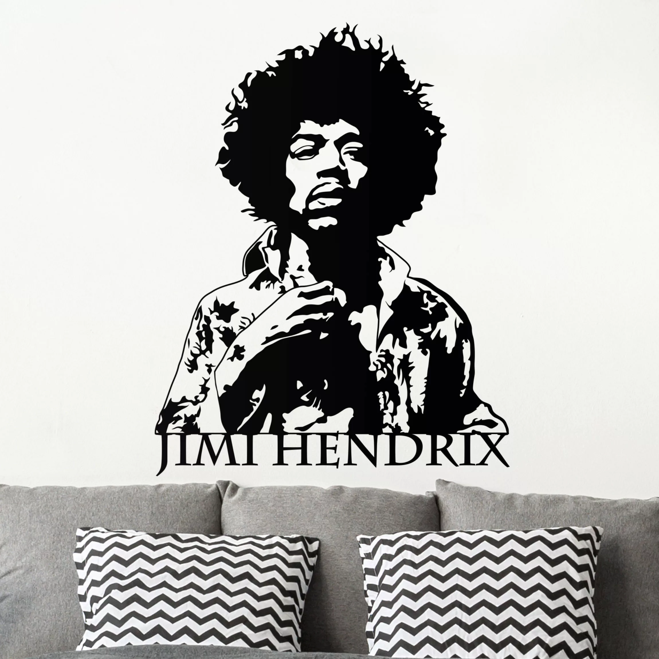 Wandtattoo Portrait Jimi Hendrix günstig online kaufen