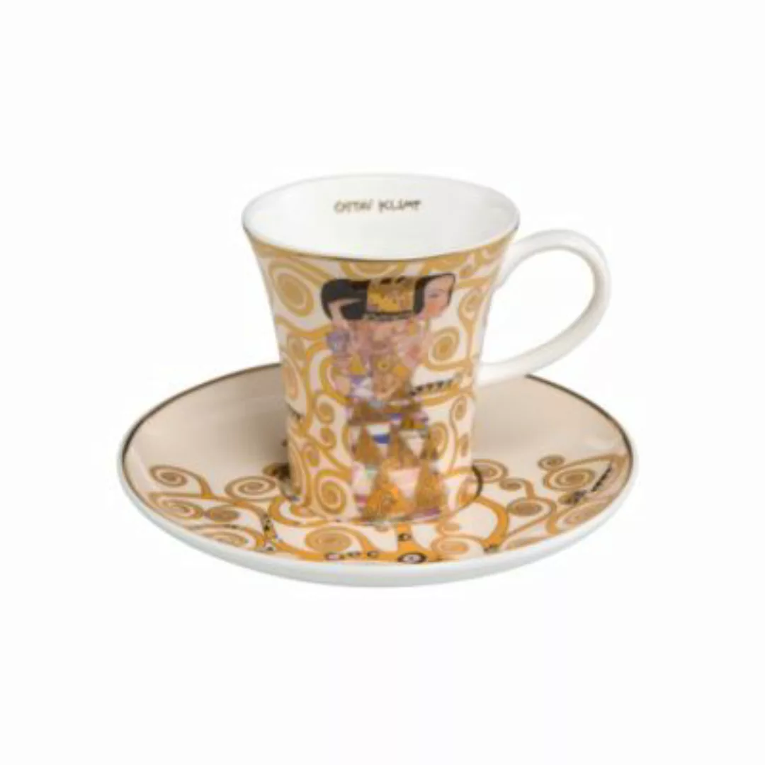 Goebel Espressotasse Gustav Klimt - Die Erwartung bunt günstig online kaufen