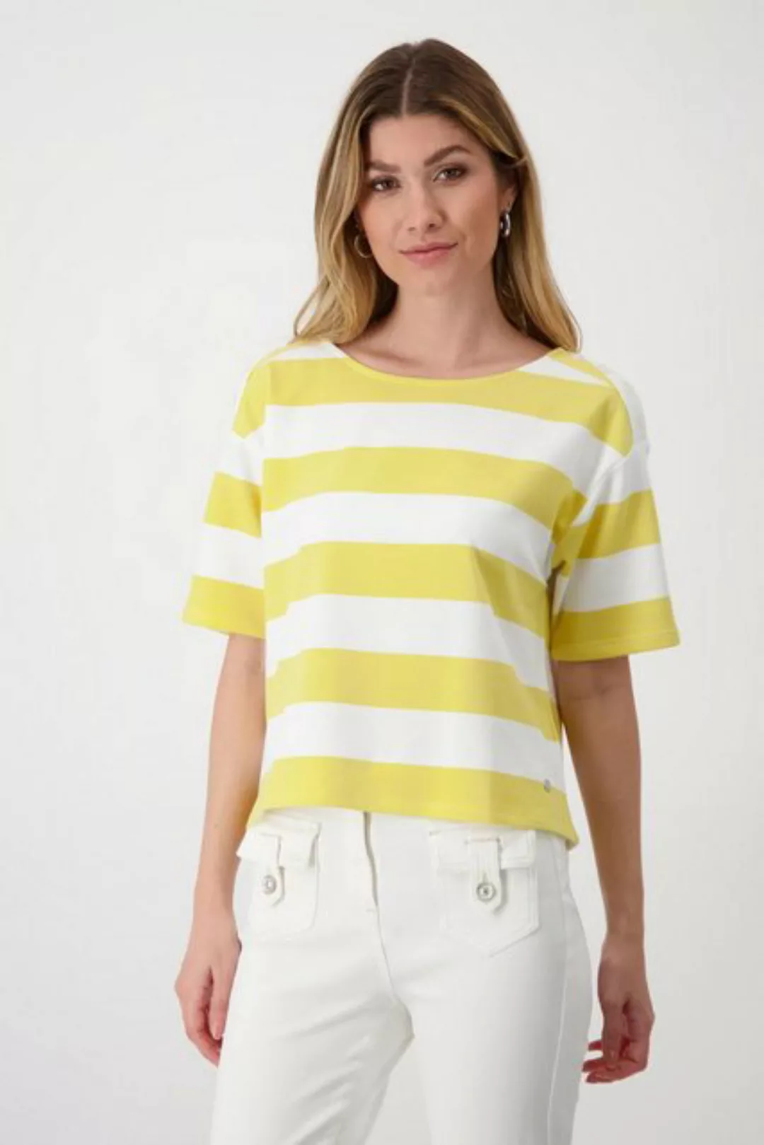 Monari T-Shirt T-Shirt, dry lemon Ringel günstig online kaufen