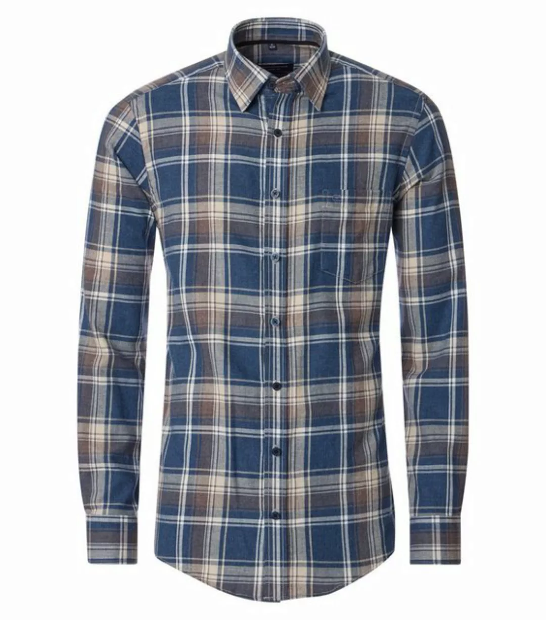 CASAMODA Blusenshirt Kent Casual Fit, 100 blau günstig online kaufen