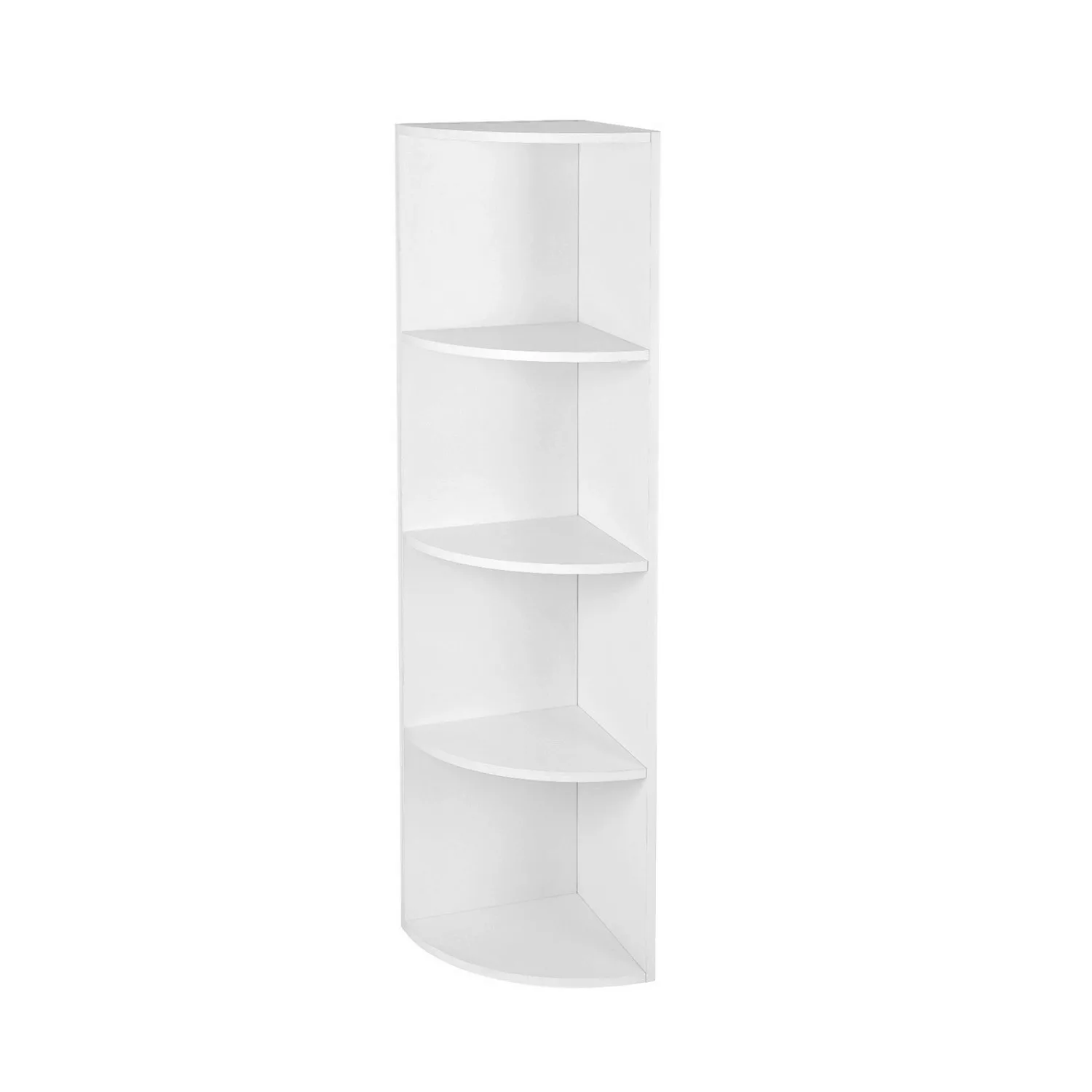 Vasagle Eckregal 4 Ebenen 30 cm x 129,5 cm x 30 cm Weiß günstig online kaufen