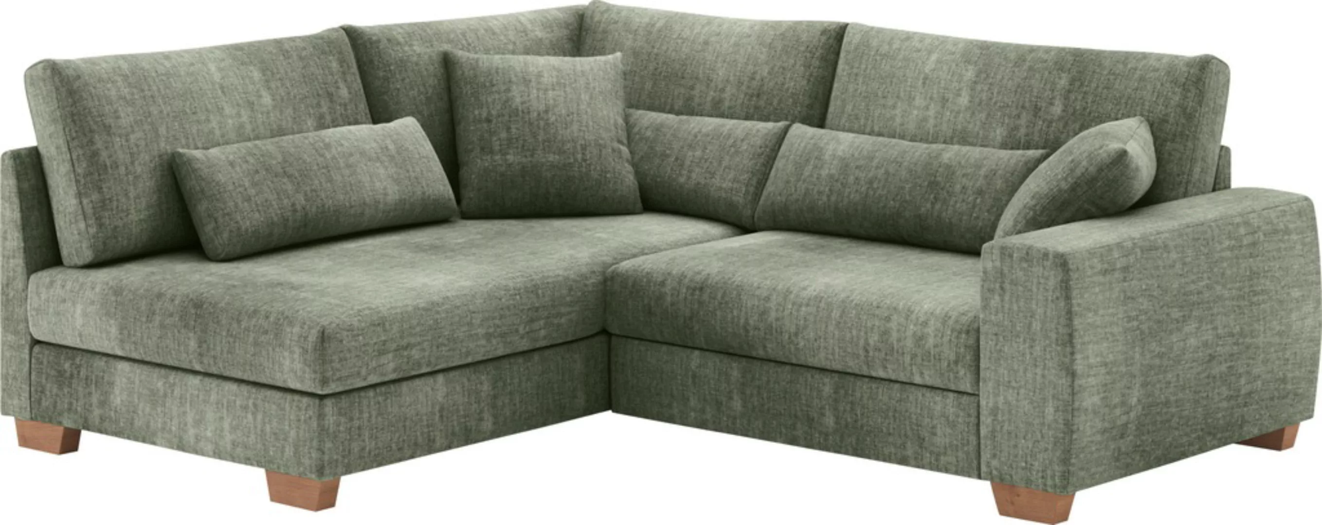 Mr. Couch Ecksofa »Helena L-Form«, Mit Federkern, wahlweise mit Bettfunktio günstig online kaufen