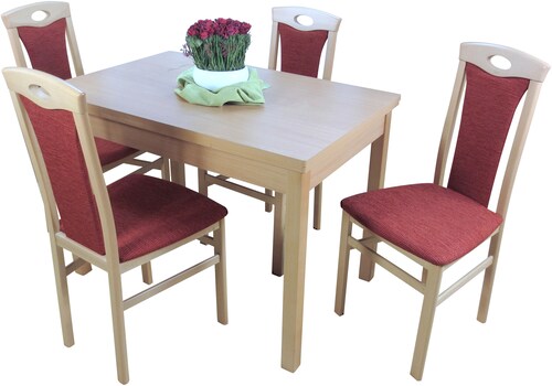 HOFMANN LIVING AND MORE Essgruppe "5tlg. Tischgruppe", (Spar-Set, 5 tlg., 5 günstig online kaufen