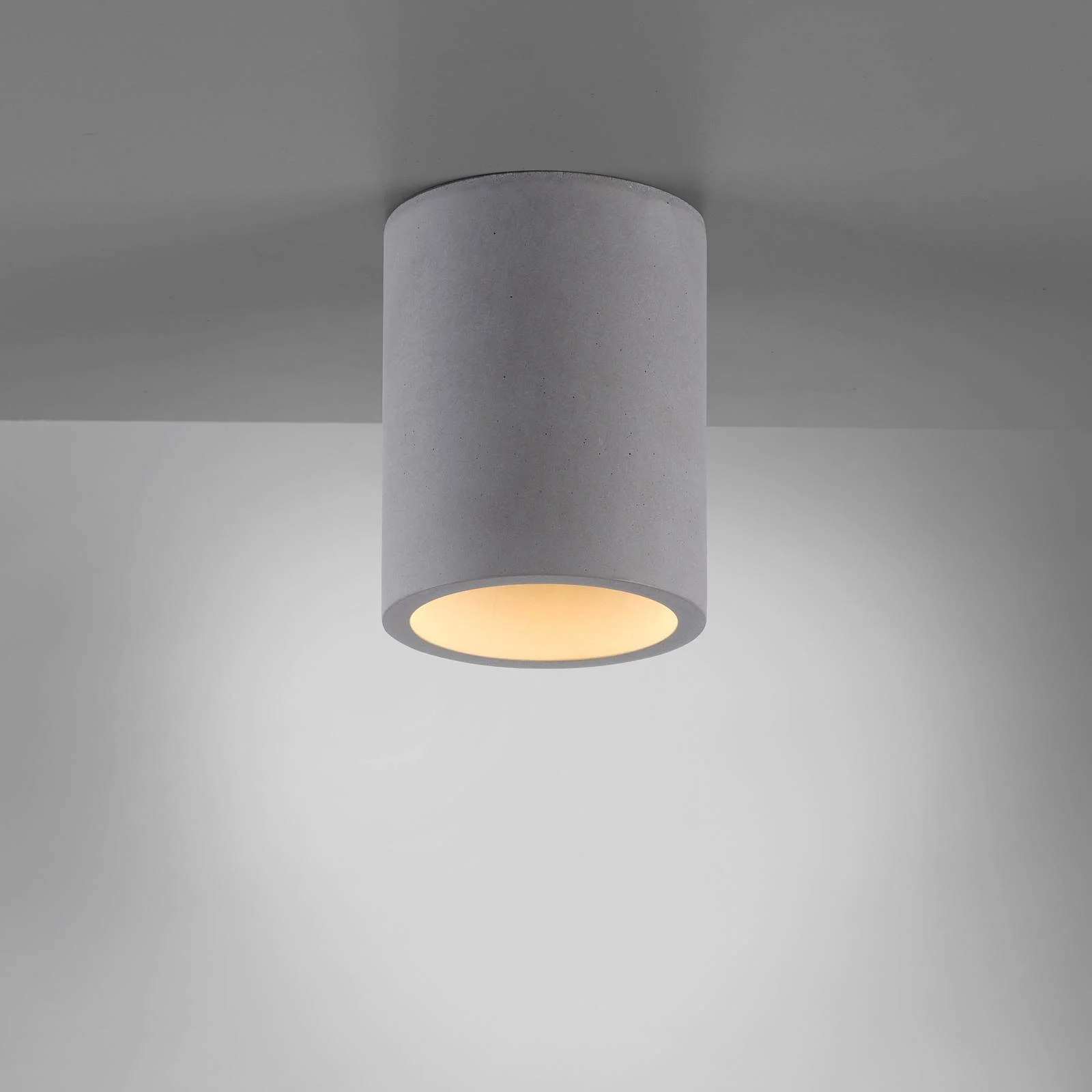 Paul Neuhaus Eton Deckenlampe aus Beton, rund günstig online kaufen