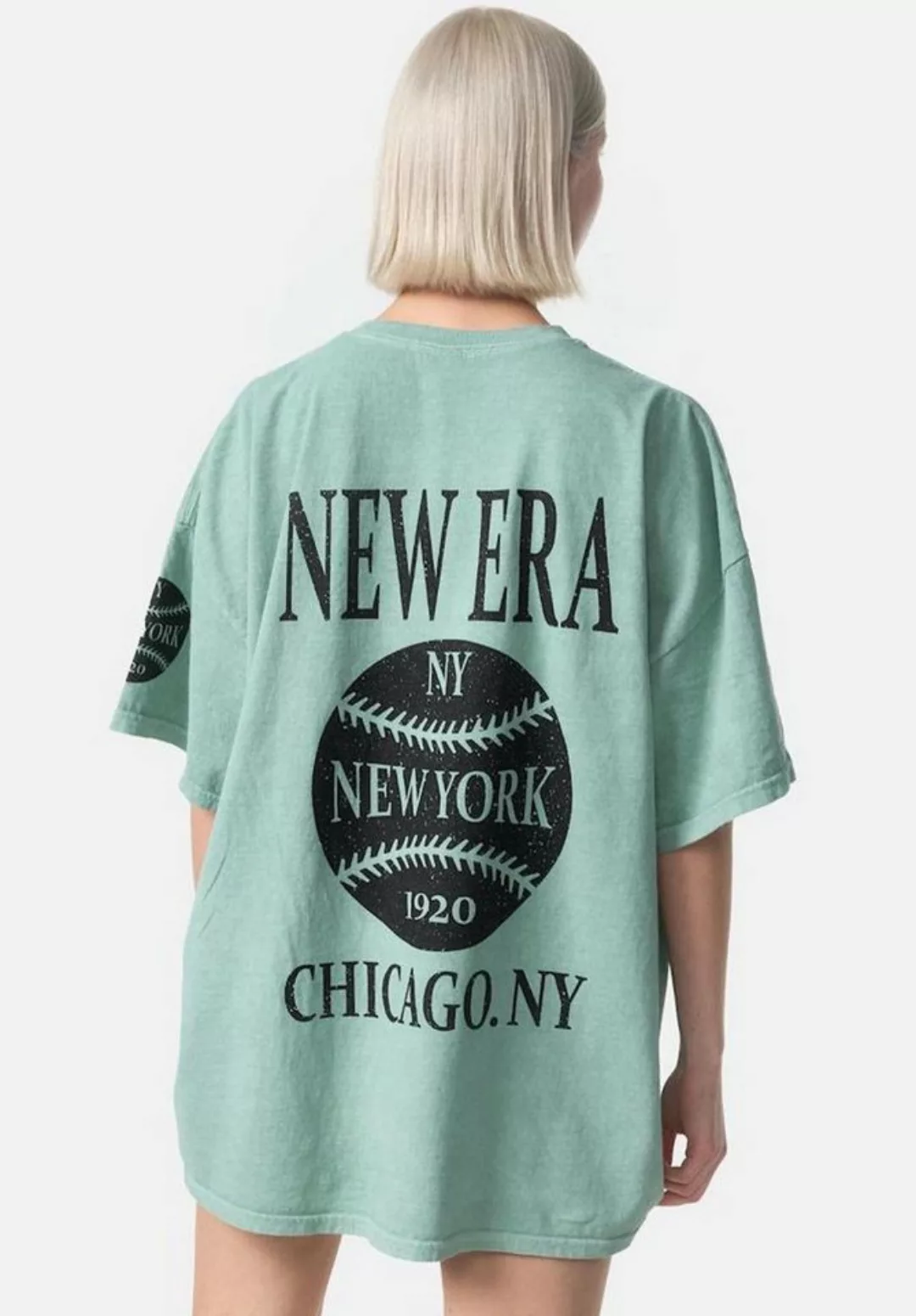 Worldclassca T-Shirt Worldclassca Oversized Print T-Shirt NY NEW YORK Tee S günstig online kaufen