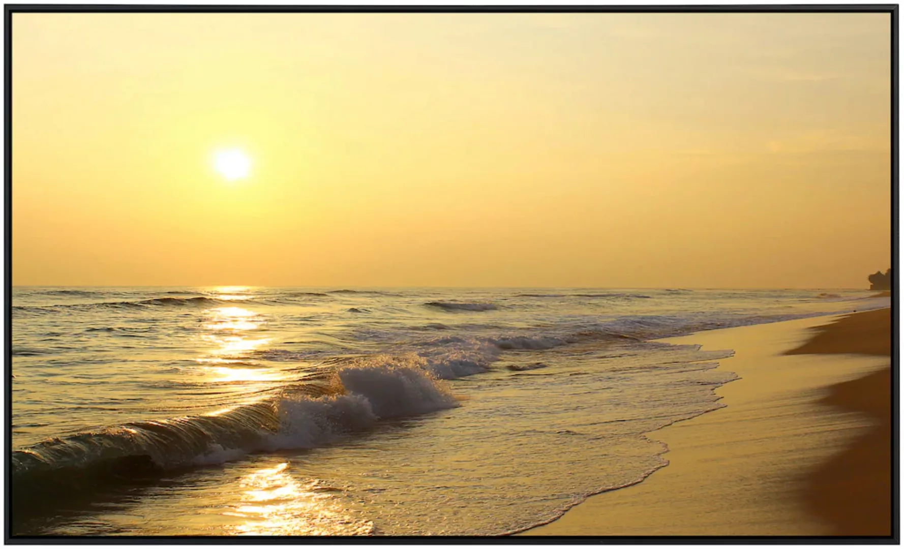 Papermoon Infrarotheizung »Sonnenuntergangsstrand Sri Lanka«, sehr angenehm günstig online kaufen
