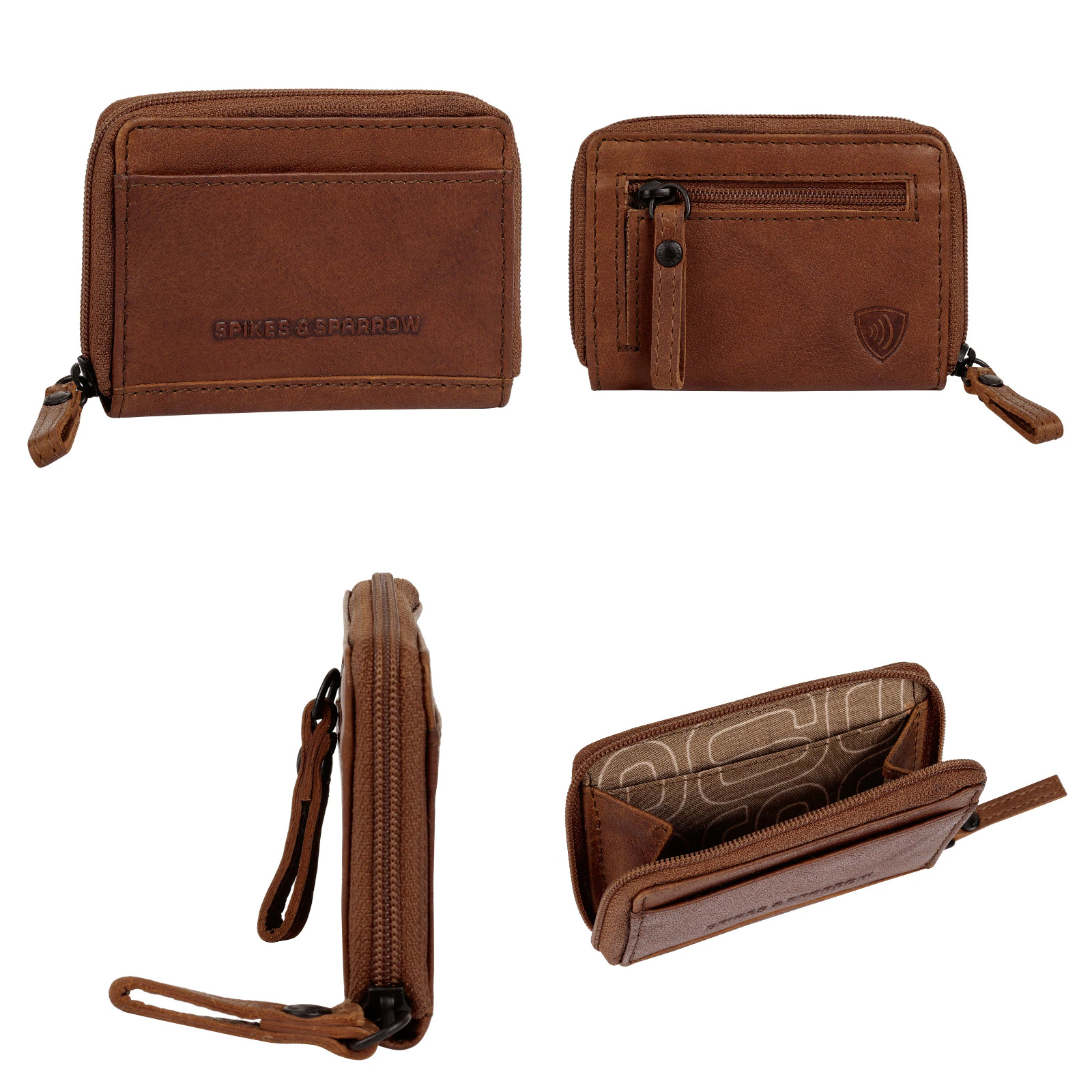 Spikes & Sparrow Geldbörse, echt Leder günstig online kaufen
