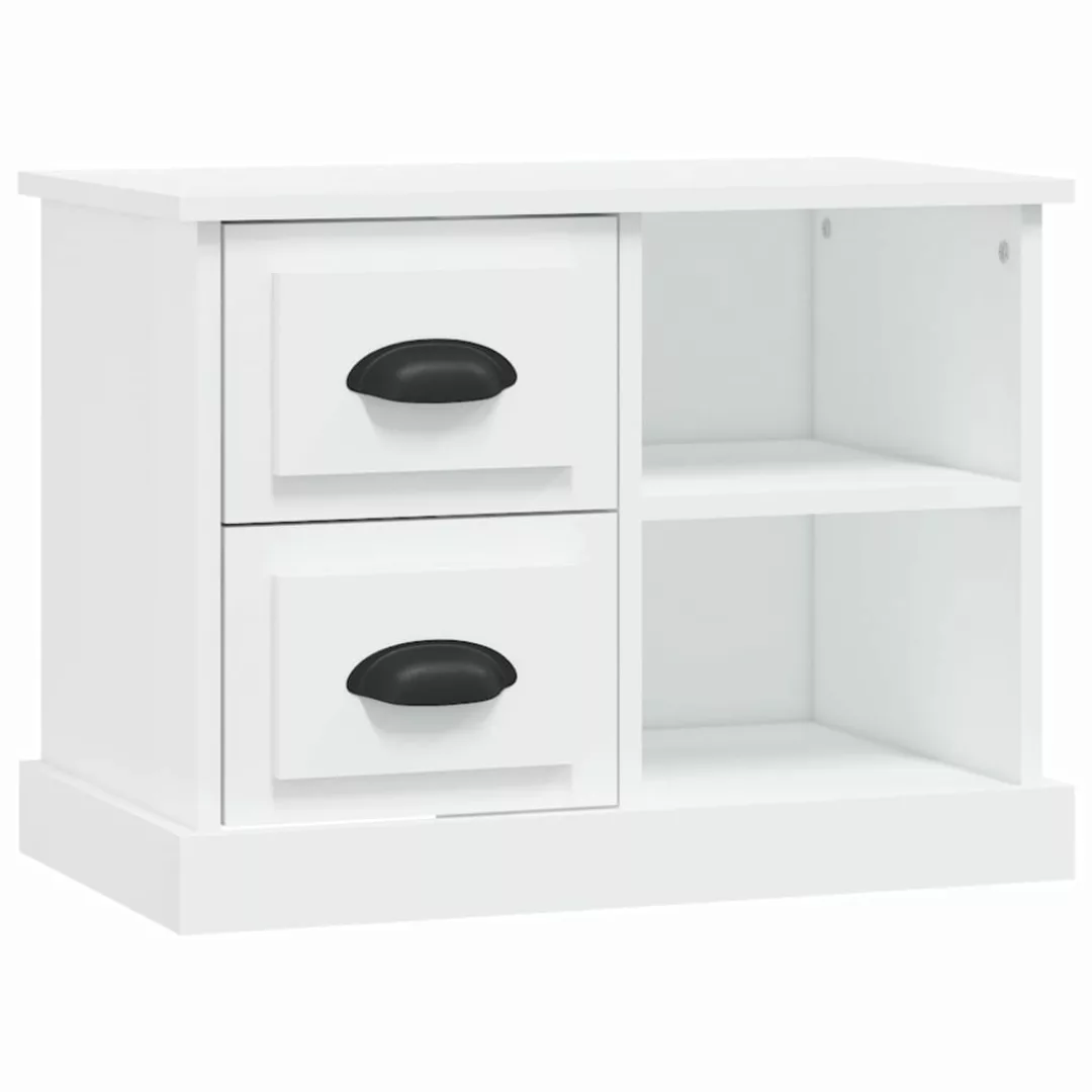 Vidaxl Nachttisch Weiß 60x35,5x45 Cm günstig online kaufen