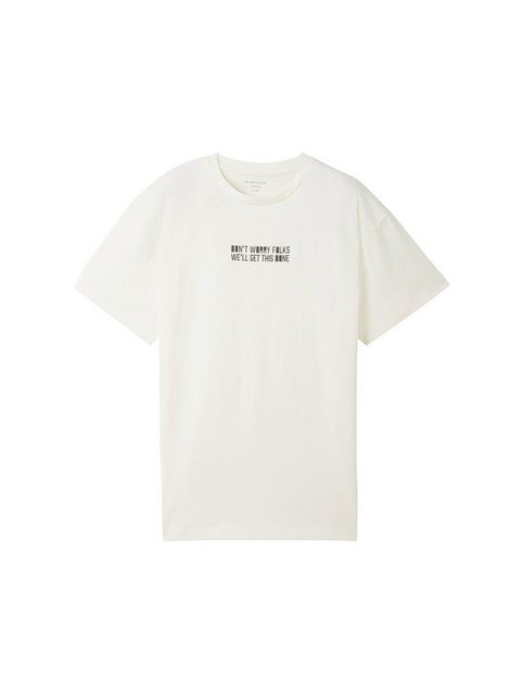 TOM TAILOR T-Shirt Oversized T-Shirt mit Print günstig online kaufen