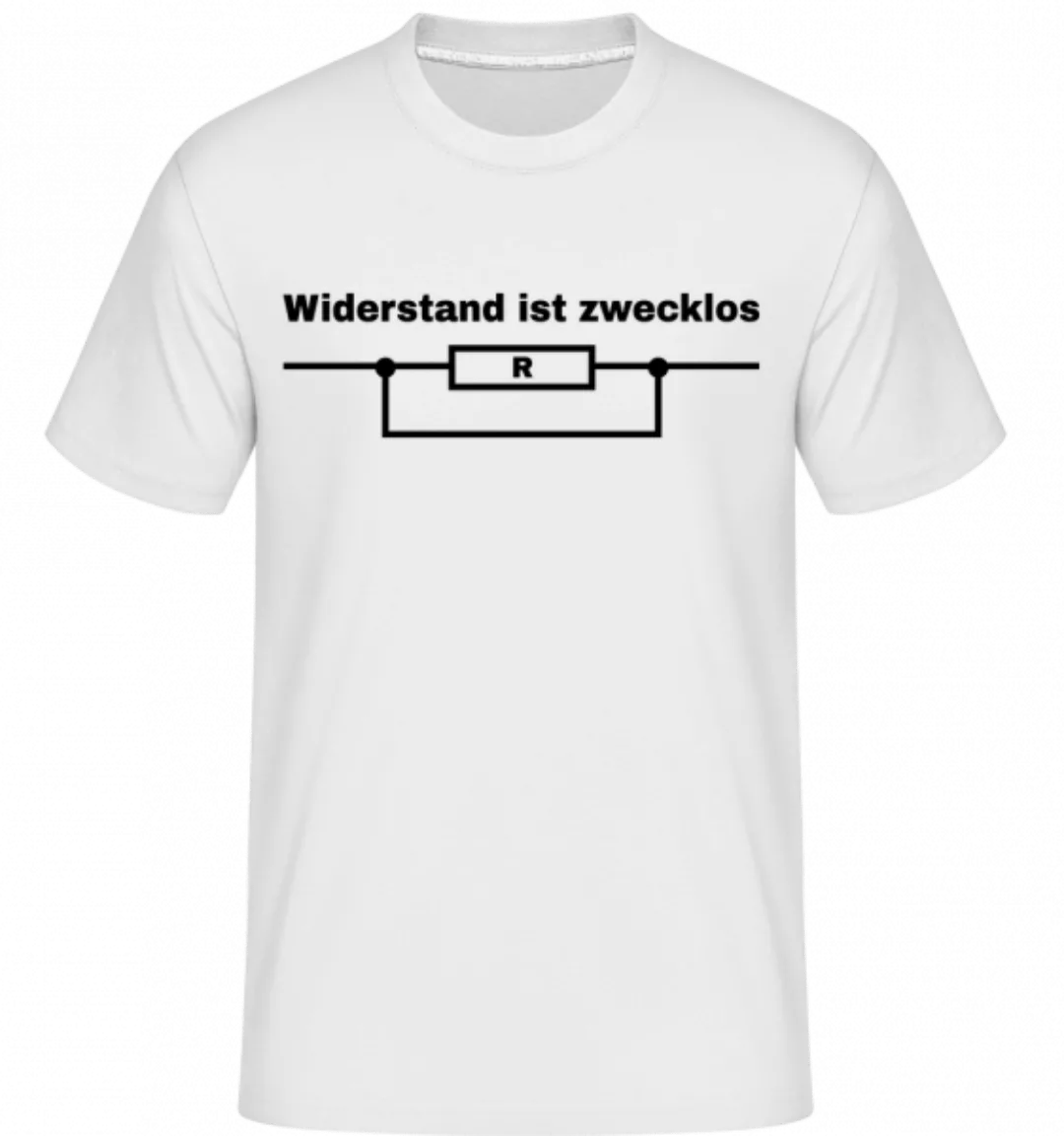 Widerstand Ist Zwecklos Physik · Shirtinator Männer T-Shirt günstig online kaufen