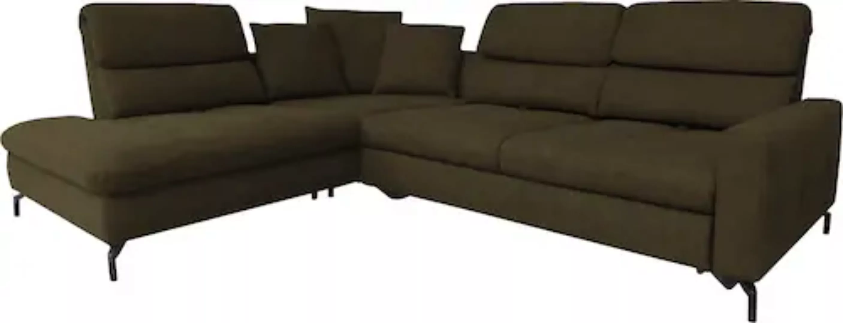 ADA trendline Ecksofa "Louis", Breite 260 cm, Rückenlehnenverstellung, wahl günstig online kaufen