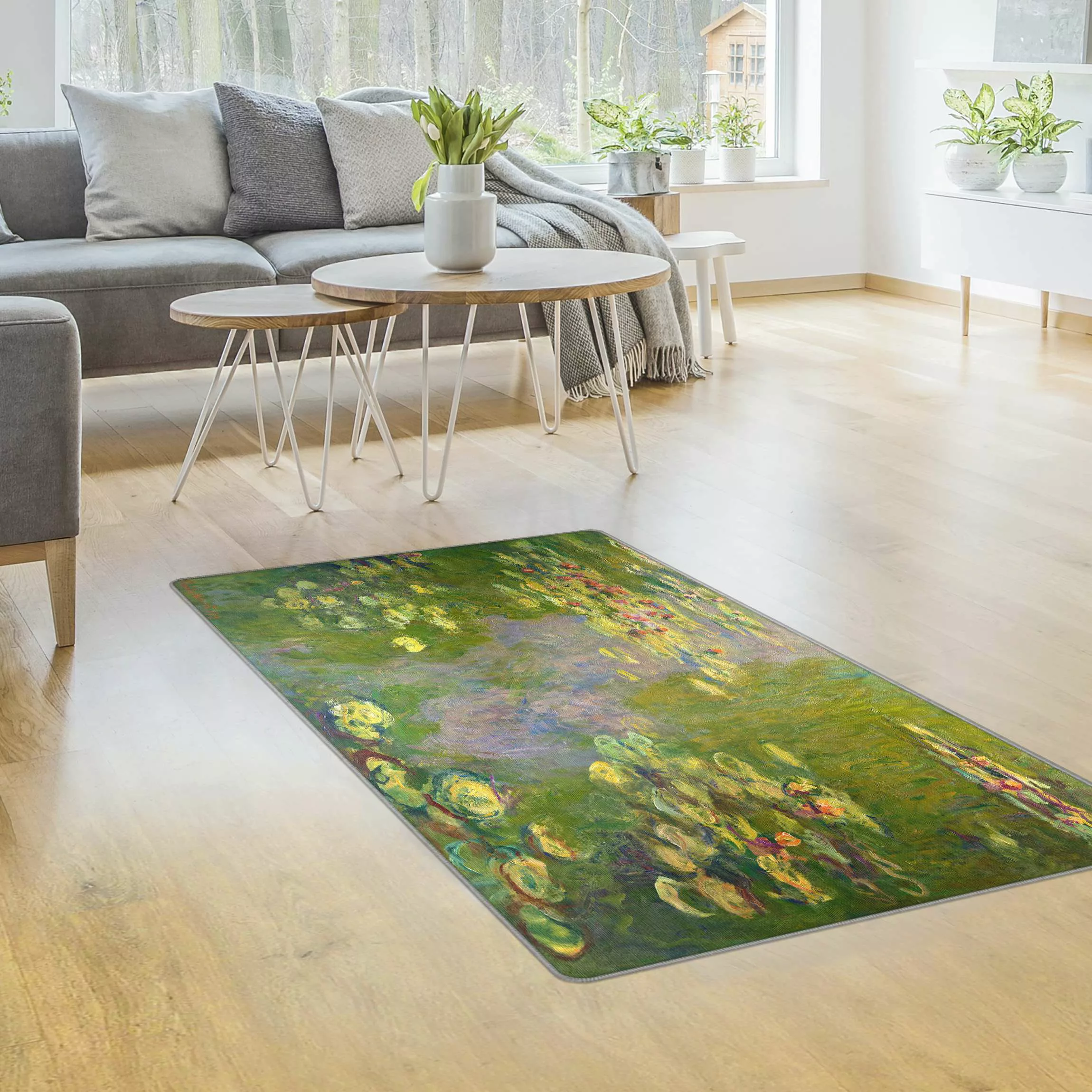 Teppich Claude Monet - Grüne Seerosen günstig online kaufen