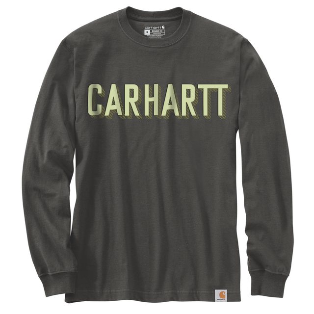 Carhartt Langarmshirt Carhartt Herren Langarmshirt Relaxed Fit Heavyweight günstig online kaufen