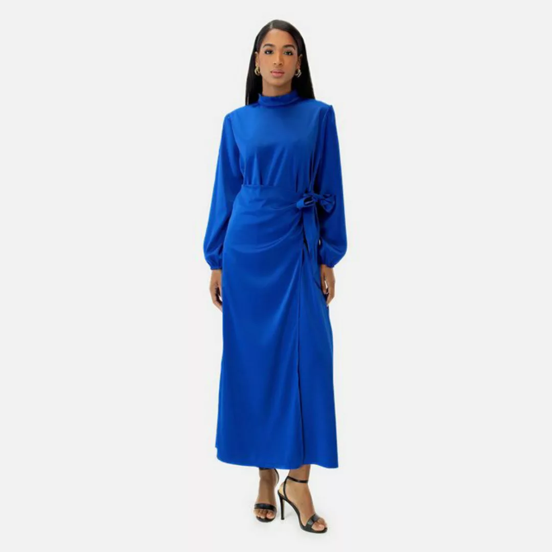 Elara Maxikleid Elara Damen Abaya mit Seitenschleife (1-tlg) günstig online kaufen