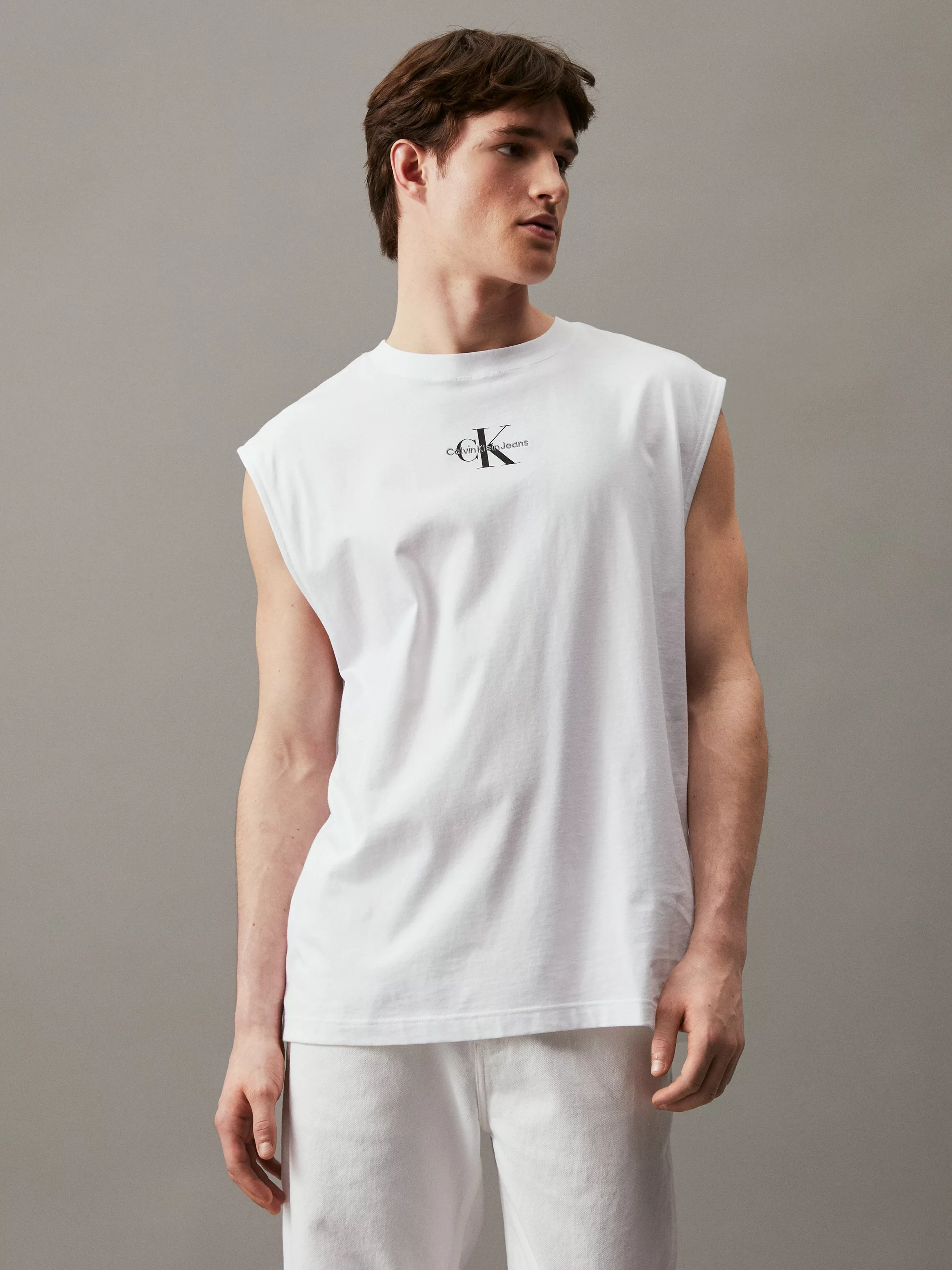 Calvin Klein Jeans T-Shirt MONOLOGO SLEEVELESS TEE mit Logodruck günstig online kaufen