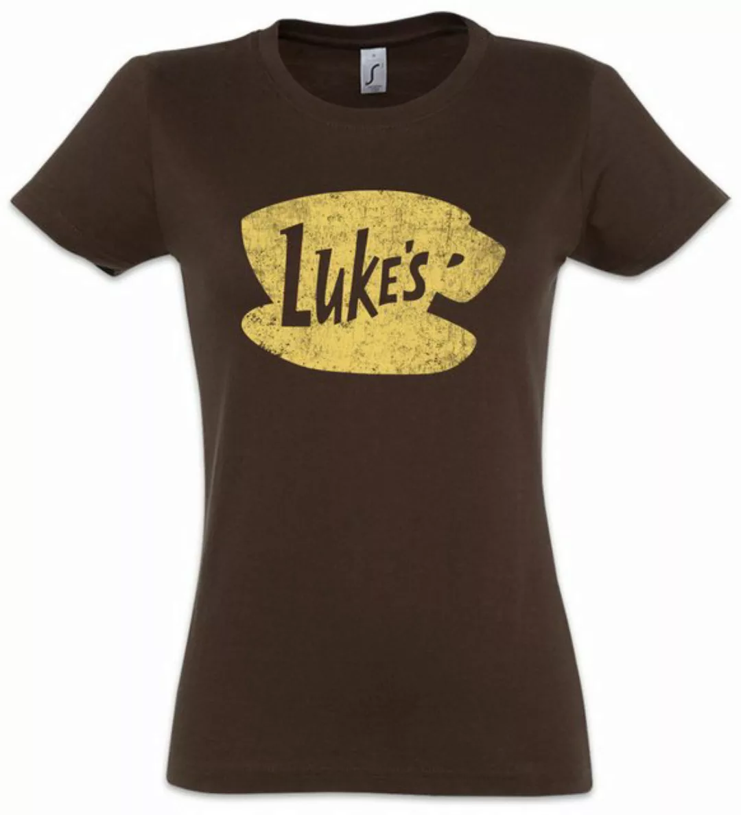 Urban Backwoods Print-Shirt Luke´s Damen T-Shirt Gilmore Luke Danes Diner R günstig online kaufen