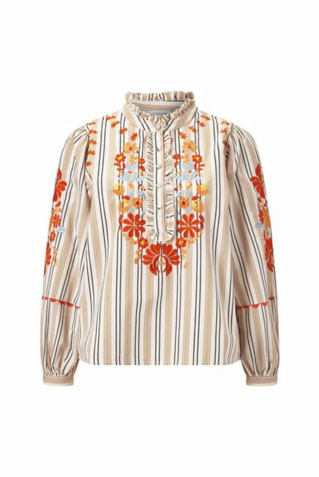 Rich & Royal Blusenshirt Blouse with multicolour emroidery o, original günstig online kaufen