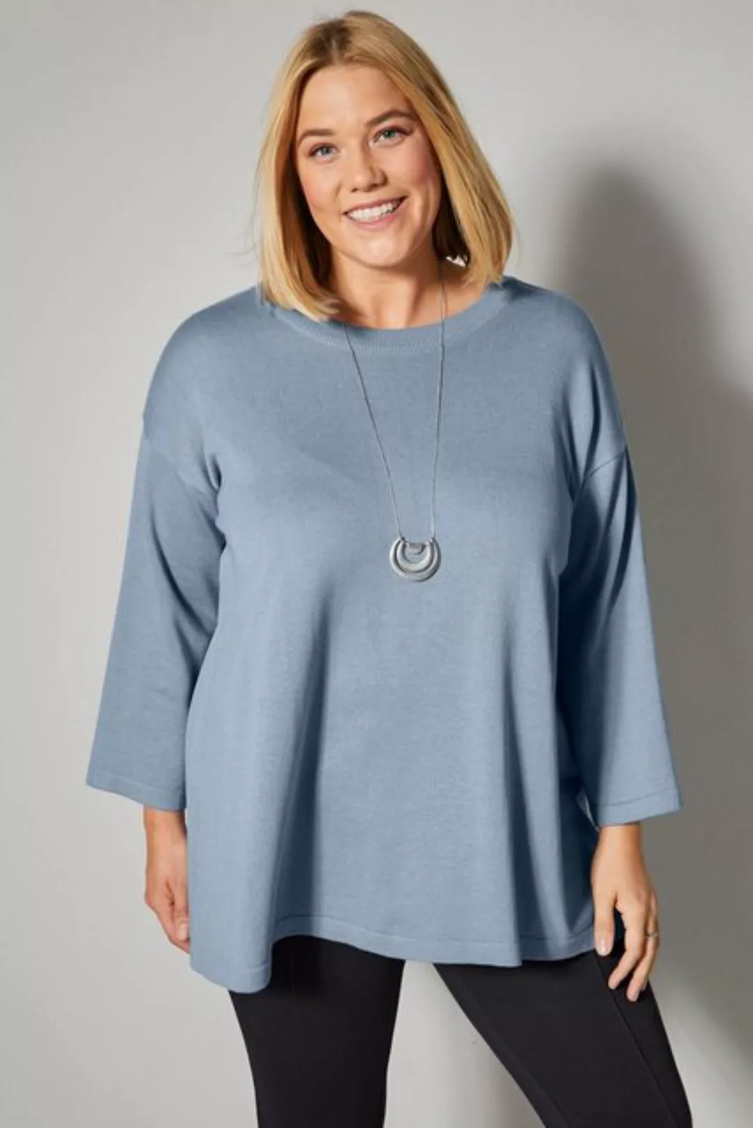Sara Lindholm Strickpullover Pullover oversized 3/4-Ärmel günstig online kaufen