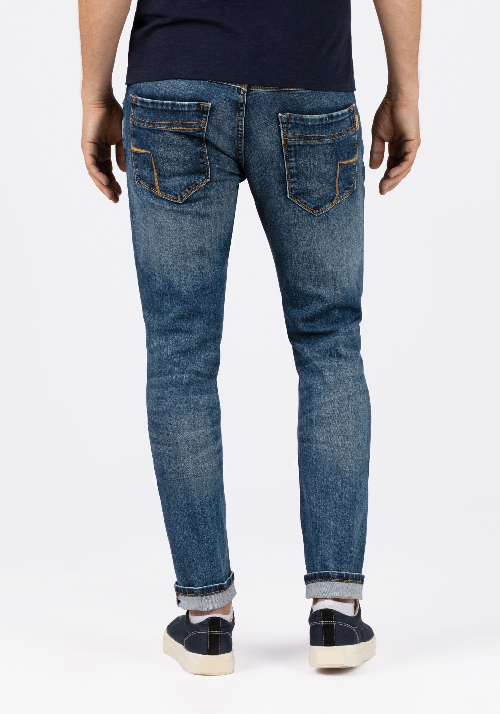 TIMEZONE Herren Jeans SLIM SCOTTTZ - Slim Fit - Blau - Clearwater Wash günstig online kaufen