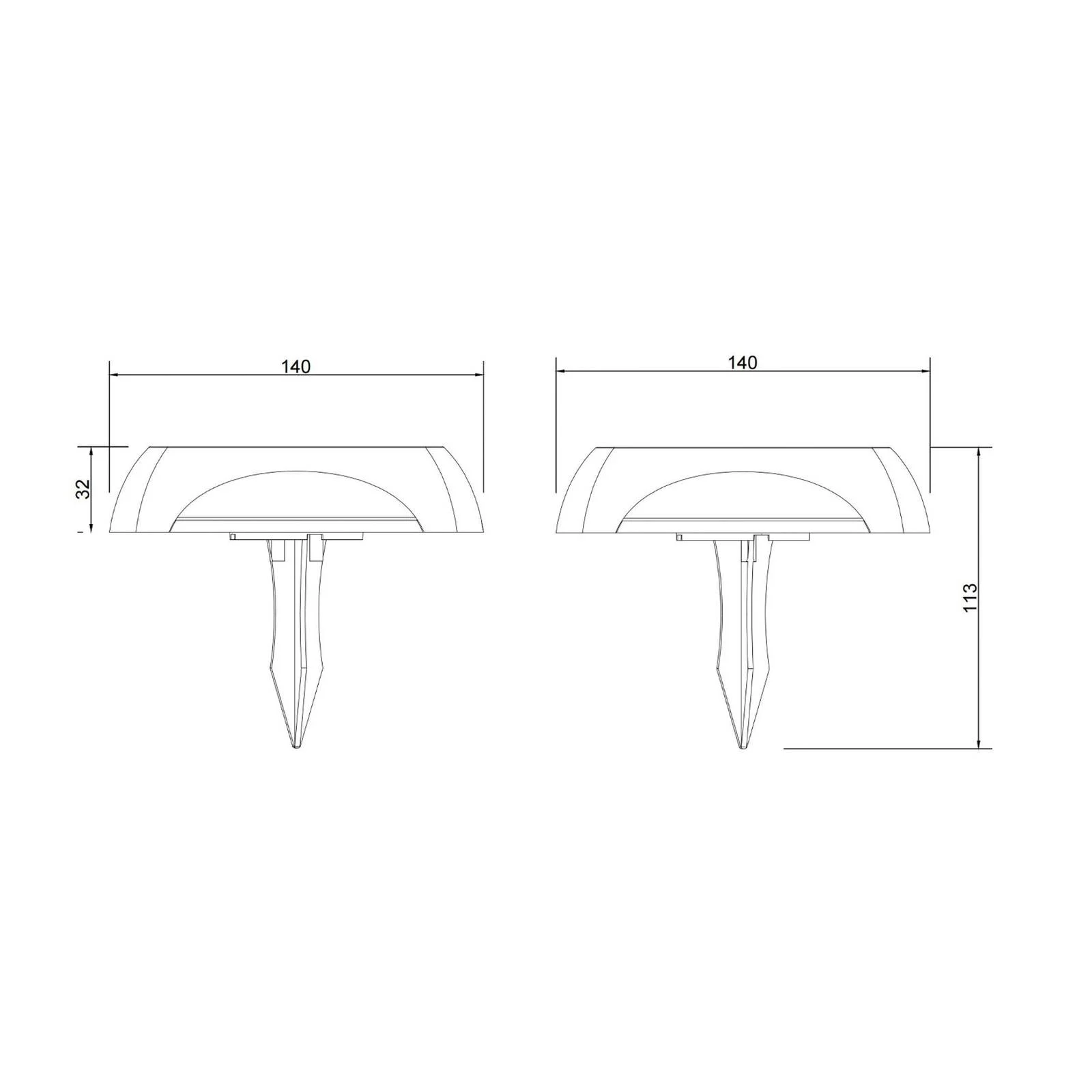 LED-Solarleuchte 36505, Erdspieß, Wandleuchte, schwarz, Alu günstig online kaufen