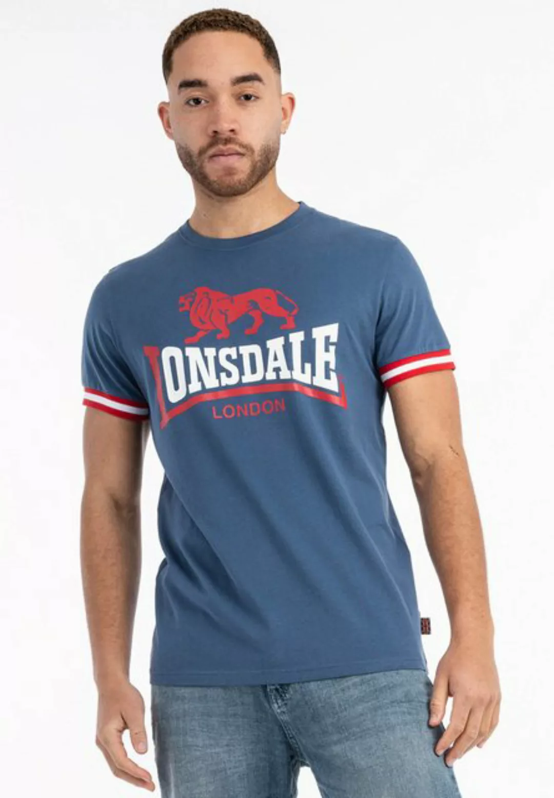 Lonsdale Kurzarmshirt Herren Kurzarm Shirt KERGORD günstig online kaufen