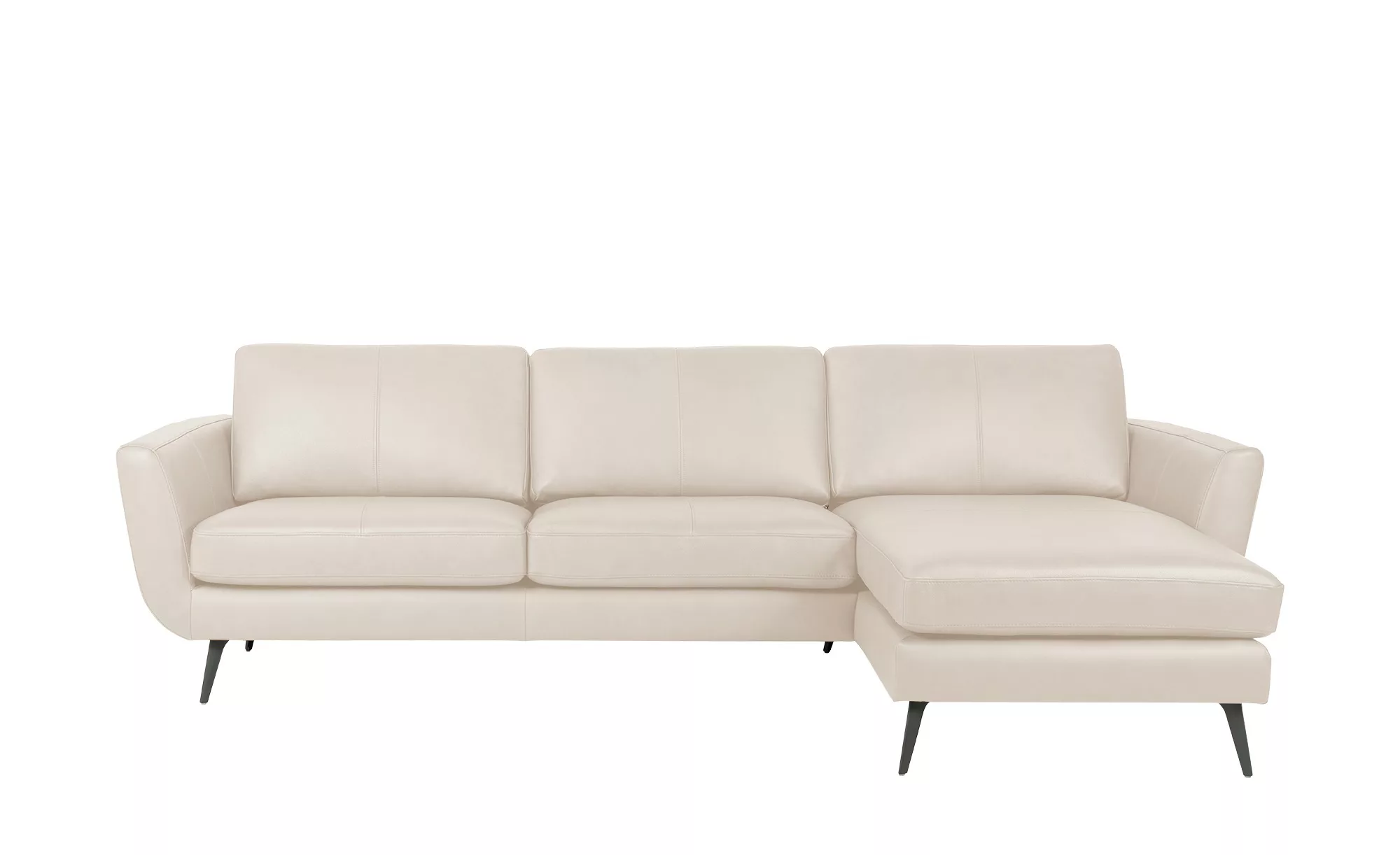 SOHO Ecksofa  Smile Day Leder ¦ weiß ¦ Maße (cm): B: 274 H: 85 T: 156 Polst günstig online kaufen