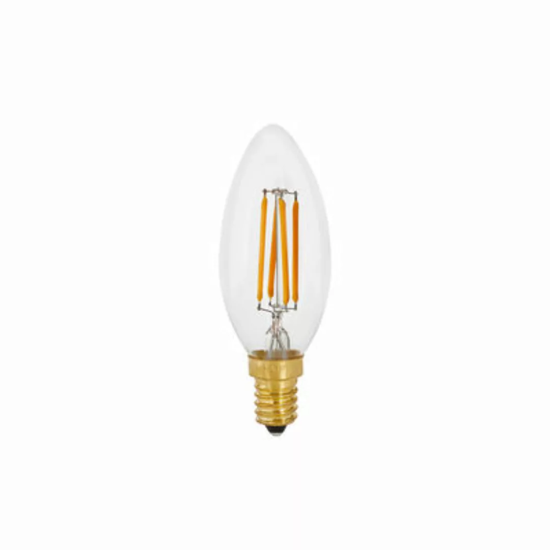 LED-Glühbirne E14 mit Glühfaden Candle 4W glas transparent / 2500K, 360lm - günstig online kaufen