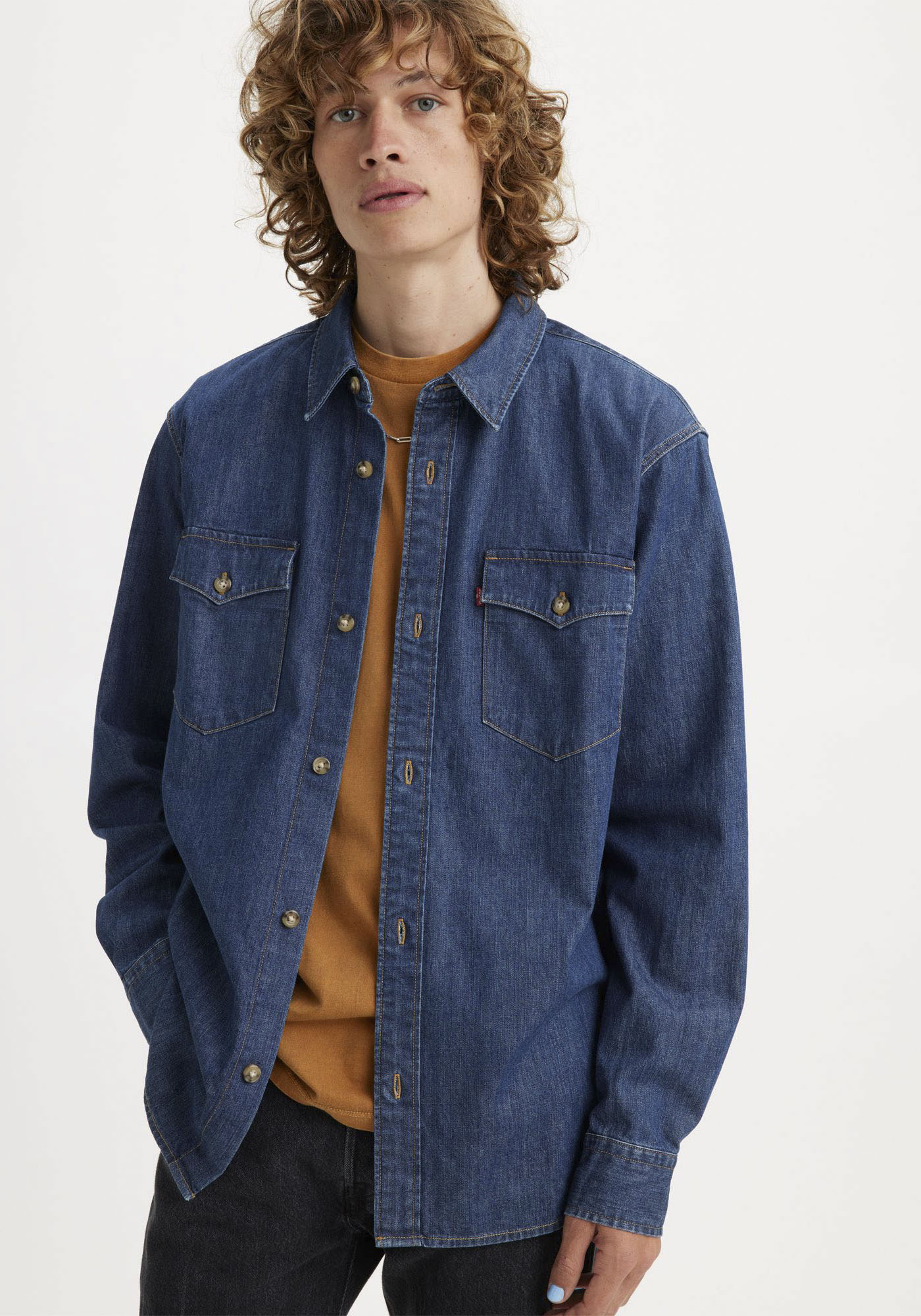 Levis Jeanshemd "RELAXED FIT WESTERN", im Western-Stil günstig online kaufen