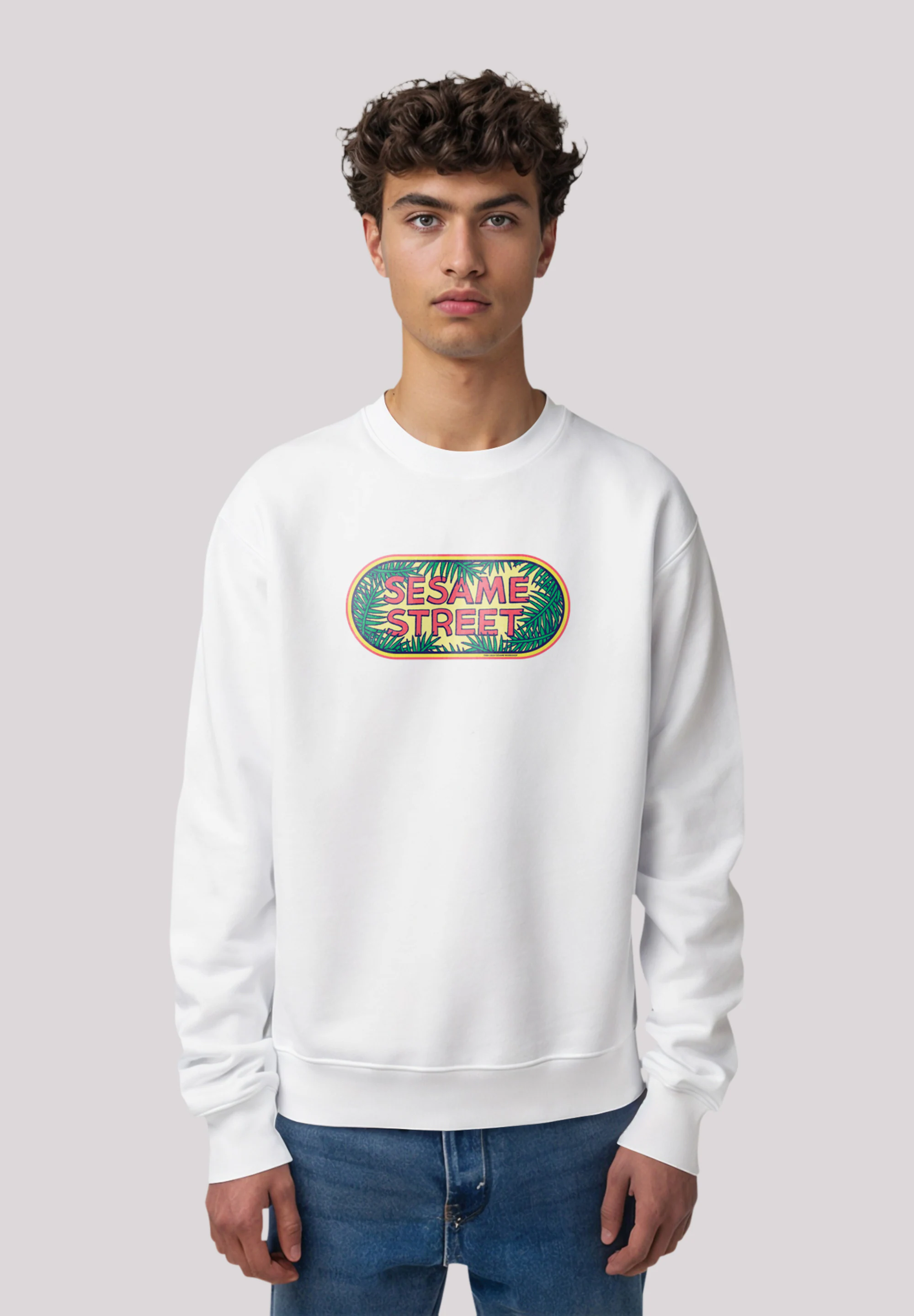 F4NT4STIC Sweatshirt "Sesamstraße Jungle Logo", Premium Qualität,Nostalgie, günstig online kaufen