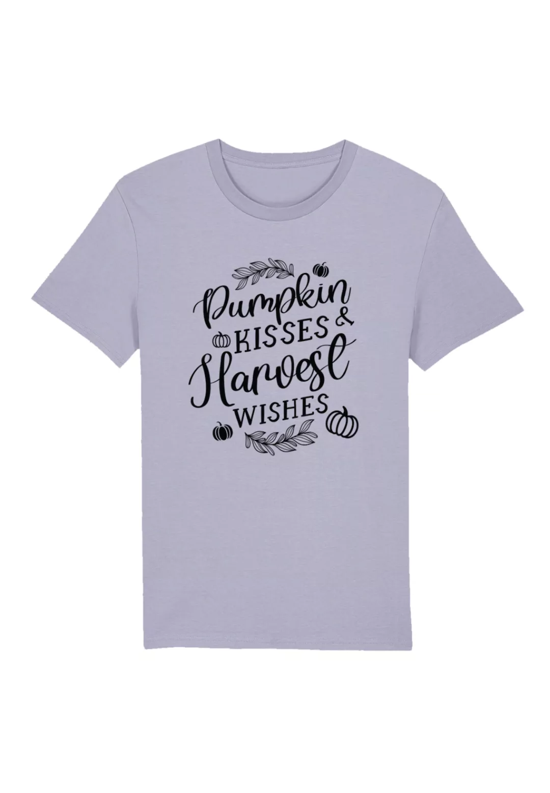 F4NT4STIC T-Shirt "Pumpkin kisses Harves wishes", Premium Qualität, Hallowe günstig online kaufen