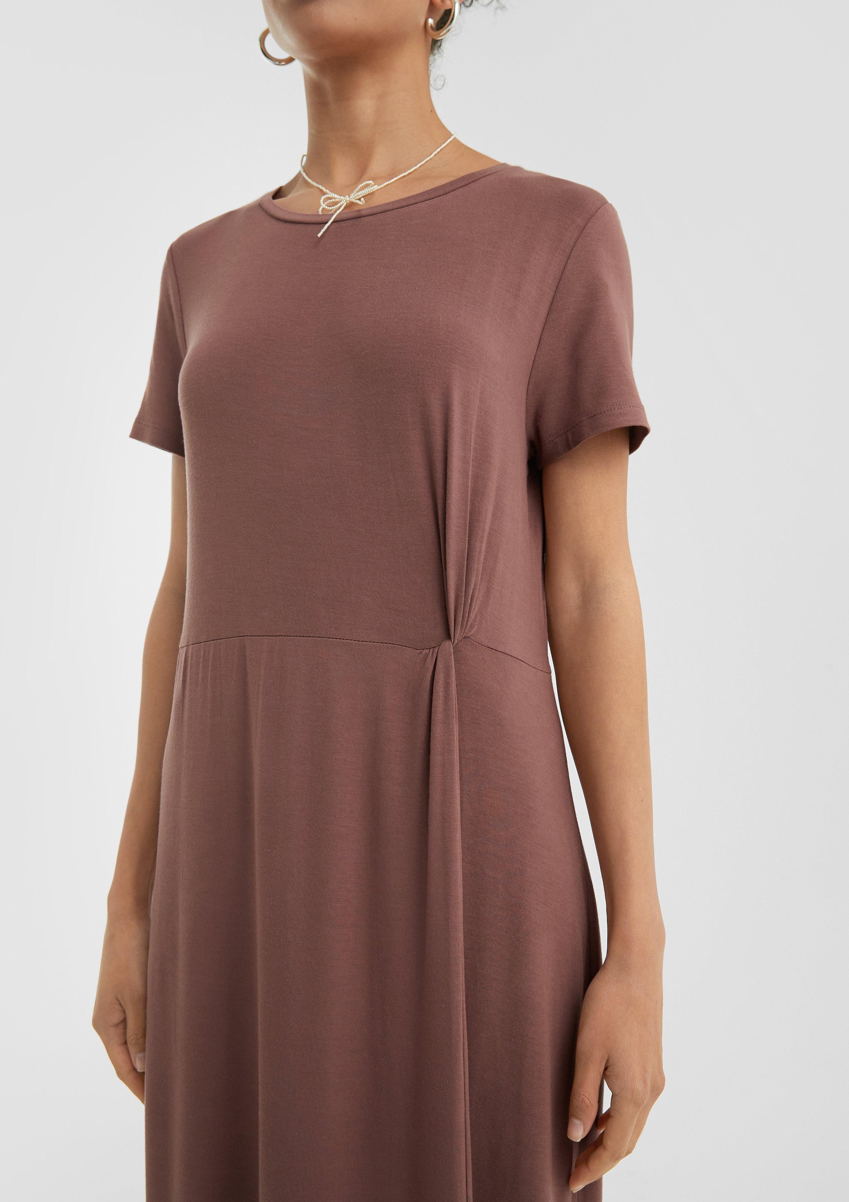 QS Maxikleid Jerseykleid aus Viskosmix günstig online kaufen