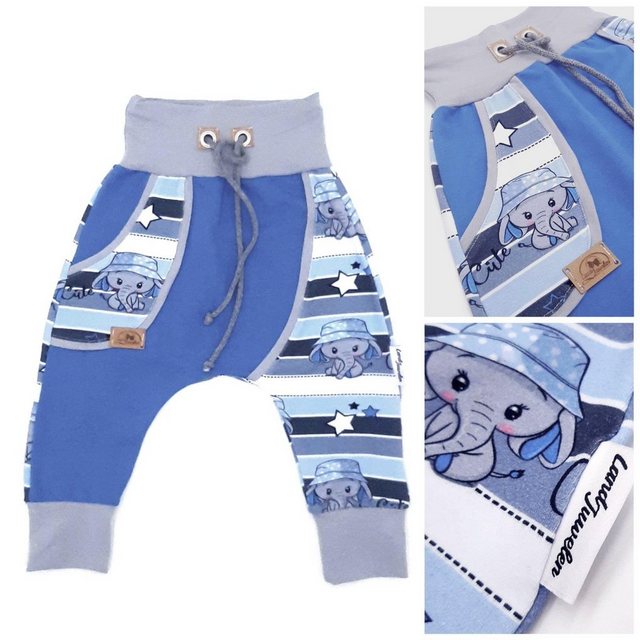 Land-Juwelen Pumphose ELEFANT BLAU mit Tasche Pumphose günstig online kaufen