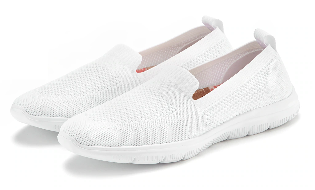 LASCANA Slipper "Slip-On-Sneaker", herausnehmbarer Innensohle, Halbschuh, u günstig online kaufen